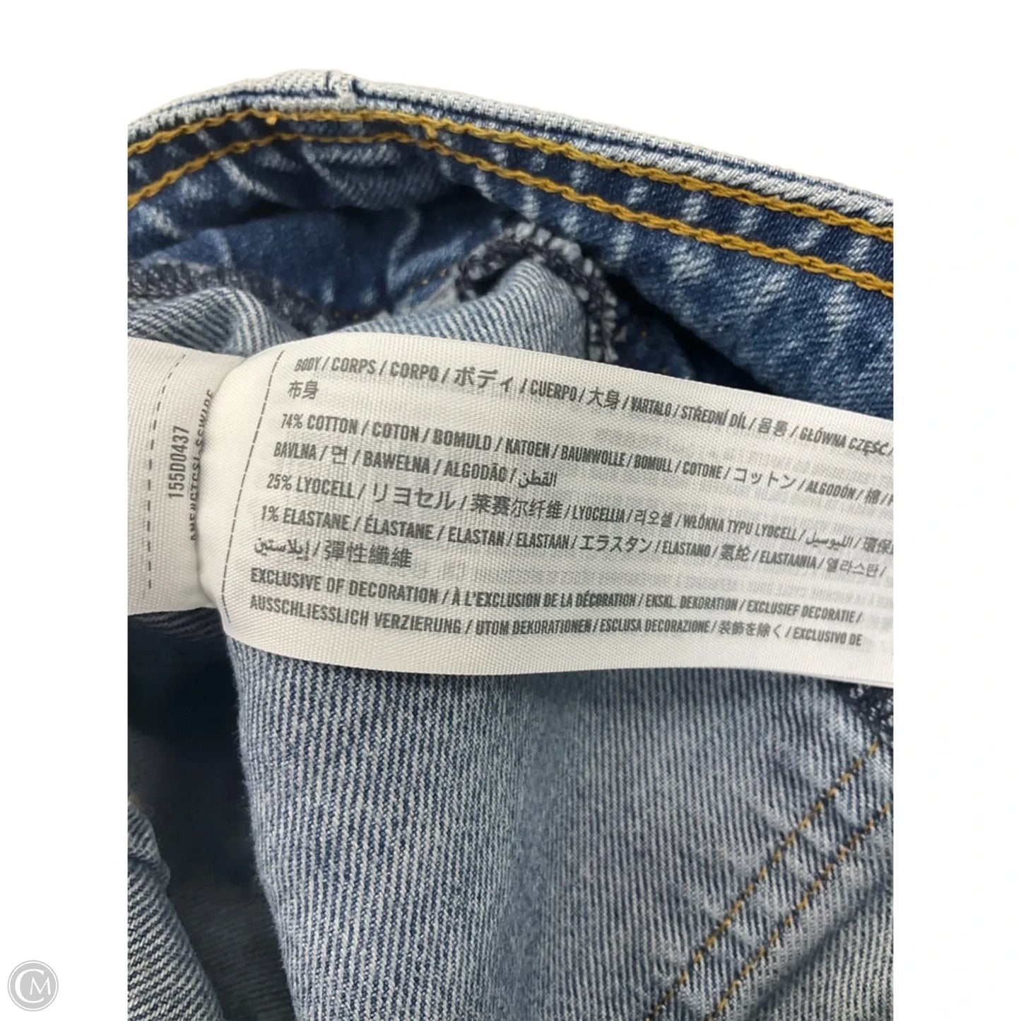 Jeans Straight By Abercrombie And Fitch In Blue Denim, Size: 2