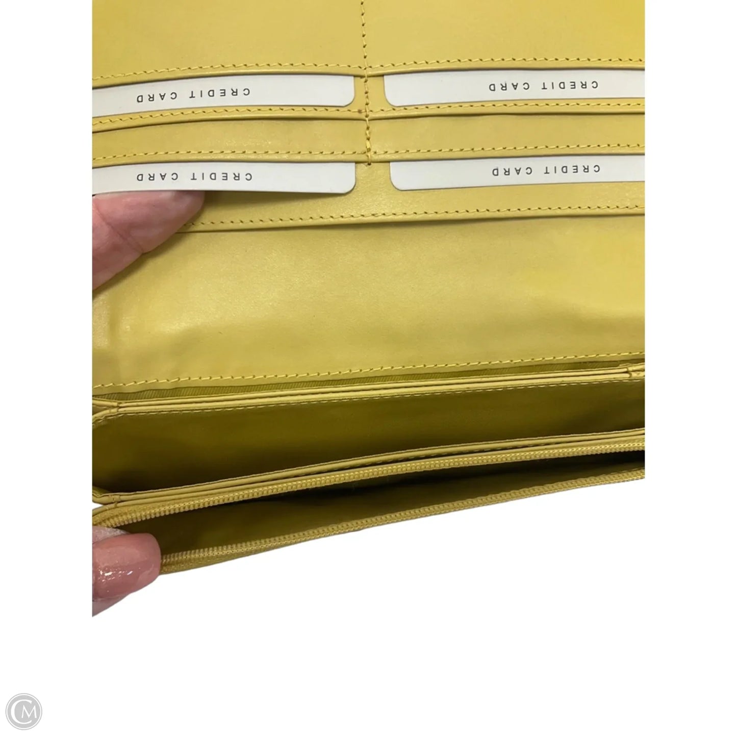 Wallet Leather By Clothes Mentor, Size: Large