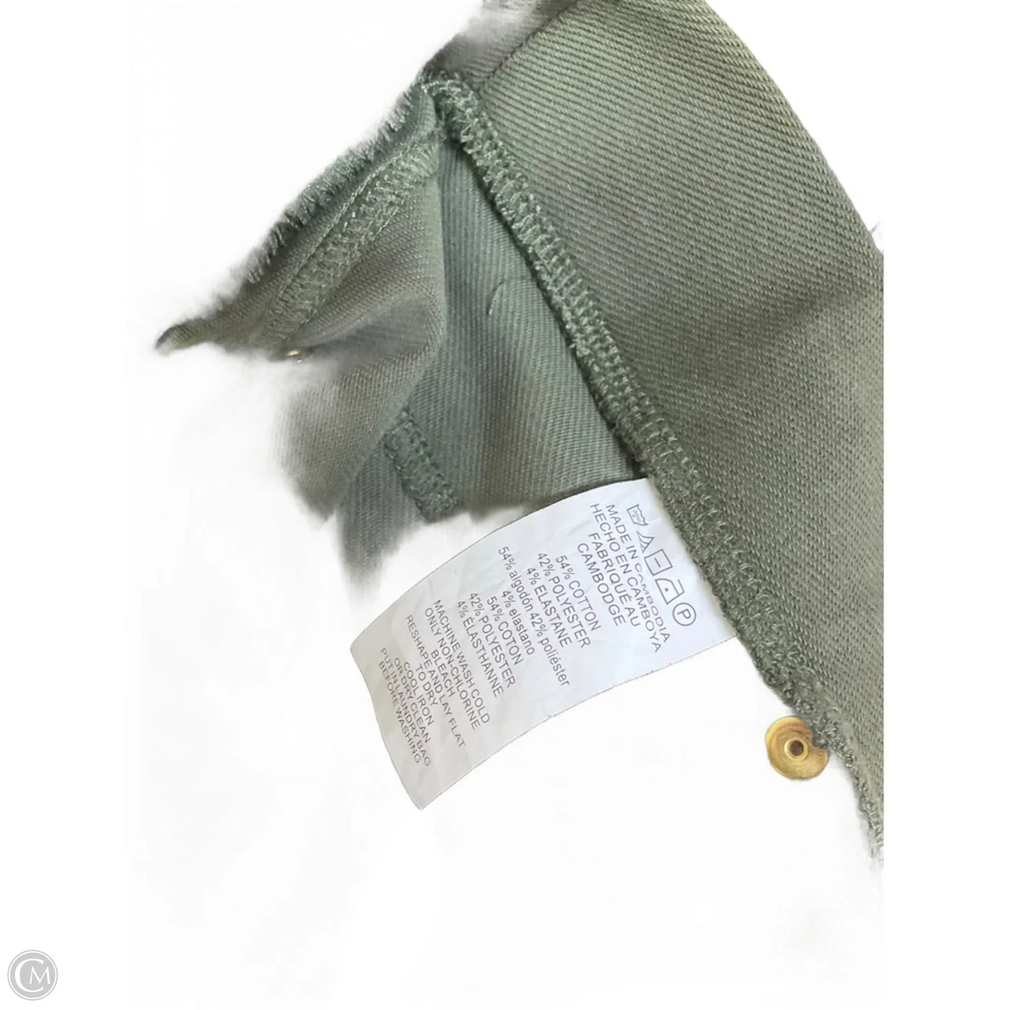 Capris By Michael By Michael Kors In Green, Size: Xl