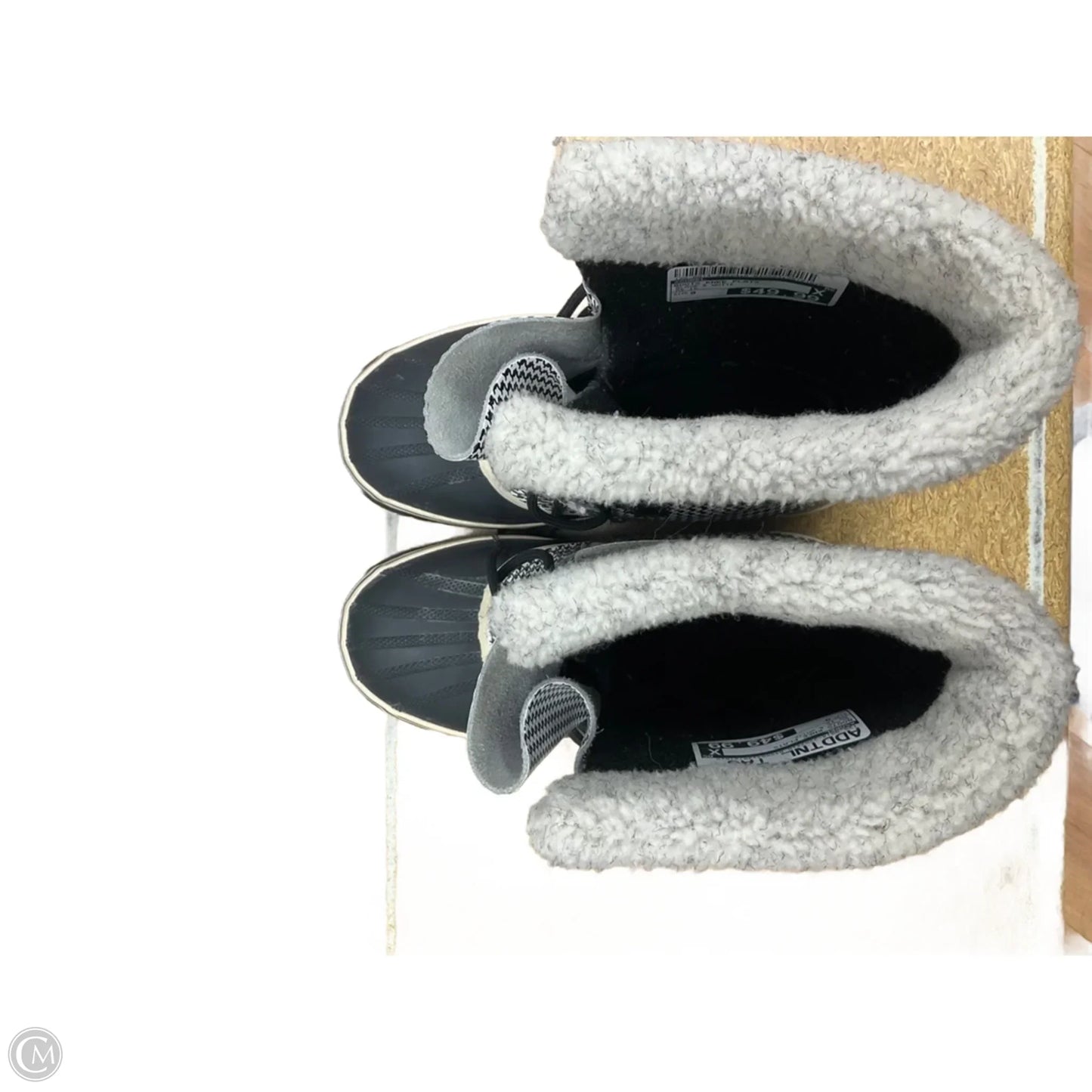 Boots Knee Flats By Sorel In Black & White, Size: 9