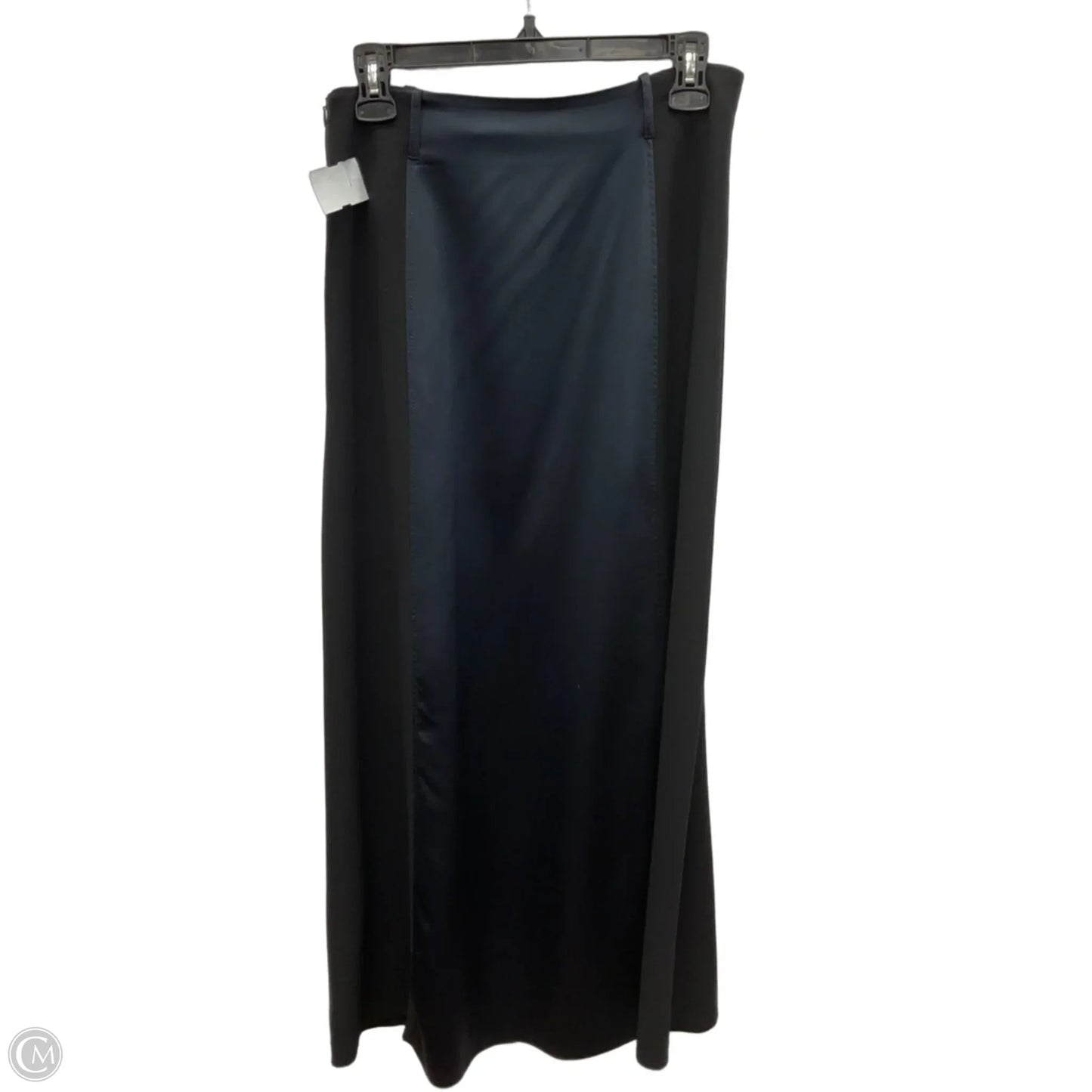 Skirt Maxi By Zara In Black & Blue, Size: L