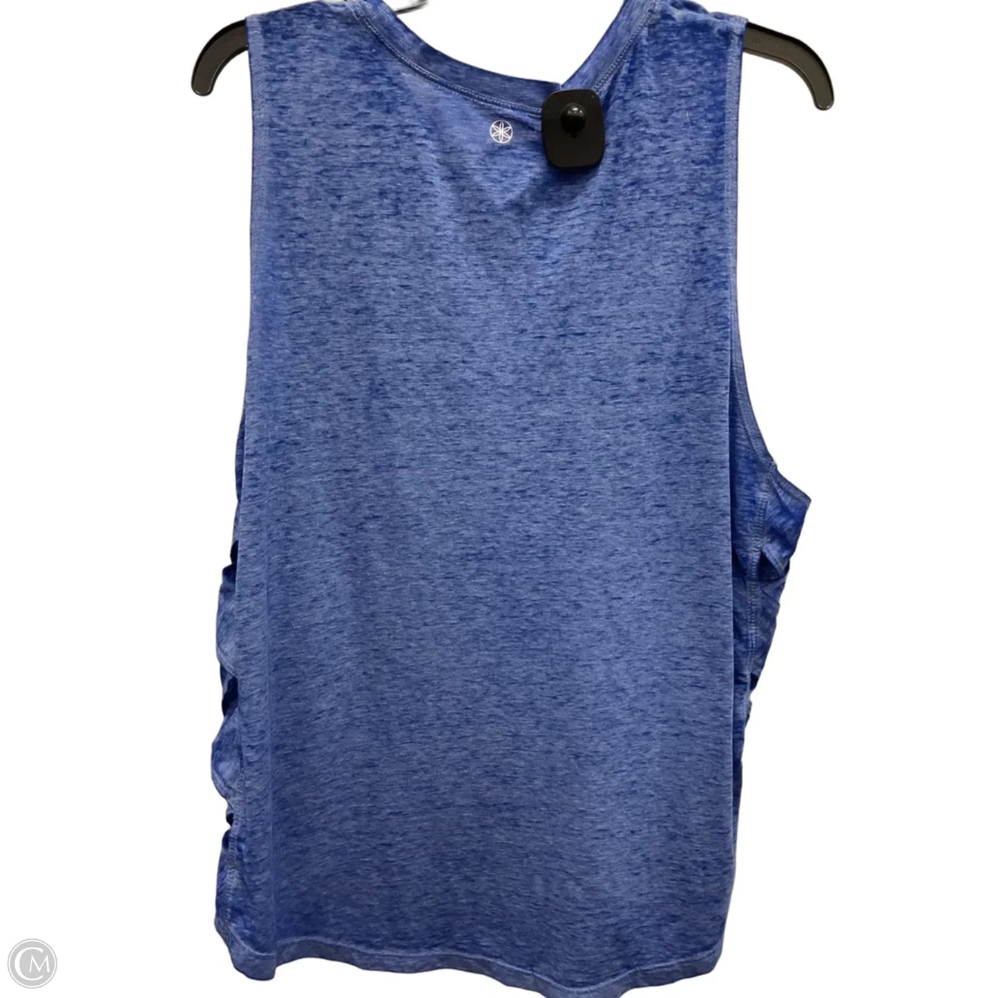 Athletic Tank Top By Gaiam In Blue, Size: L