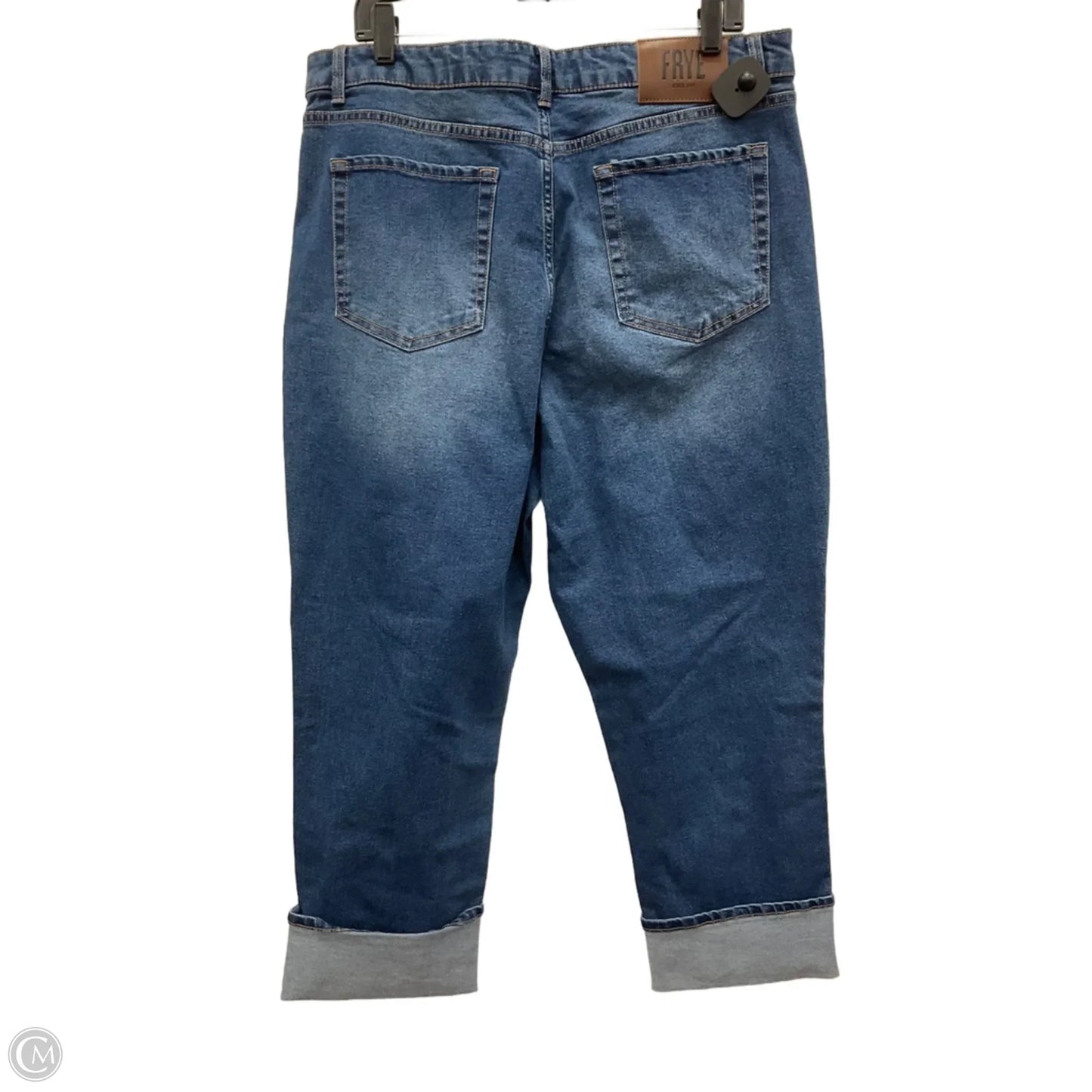 Jeans Designer By Frye In Blue Denim, Size: 16