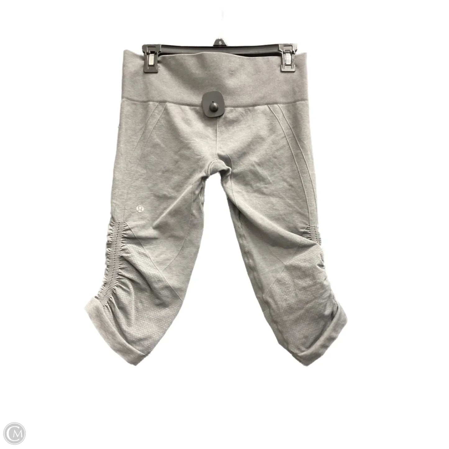 Athletic Leggings Capris By Lululemon In Grey, Size: 8