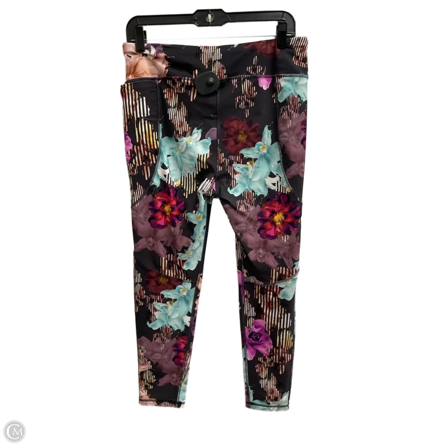 Athletic Leggings By Calia In Floral Print, Size: L