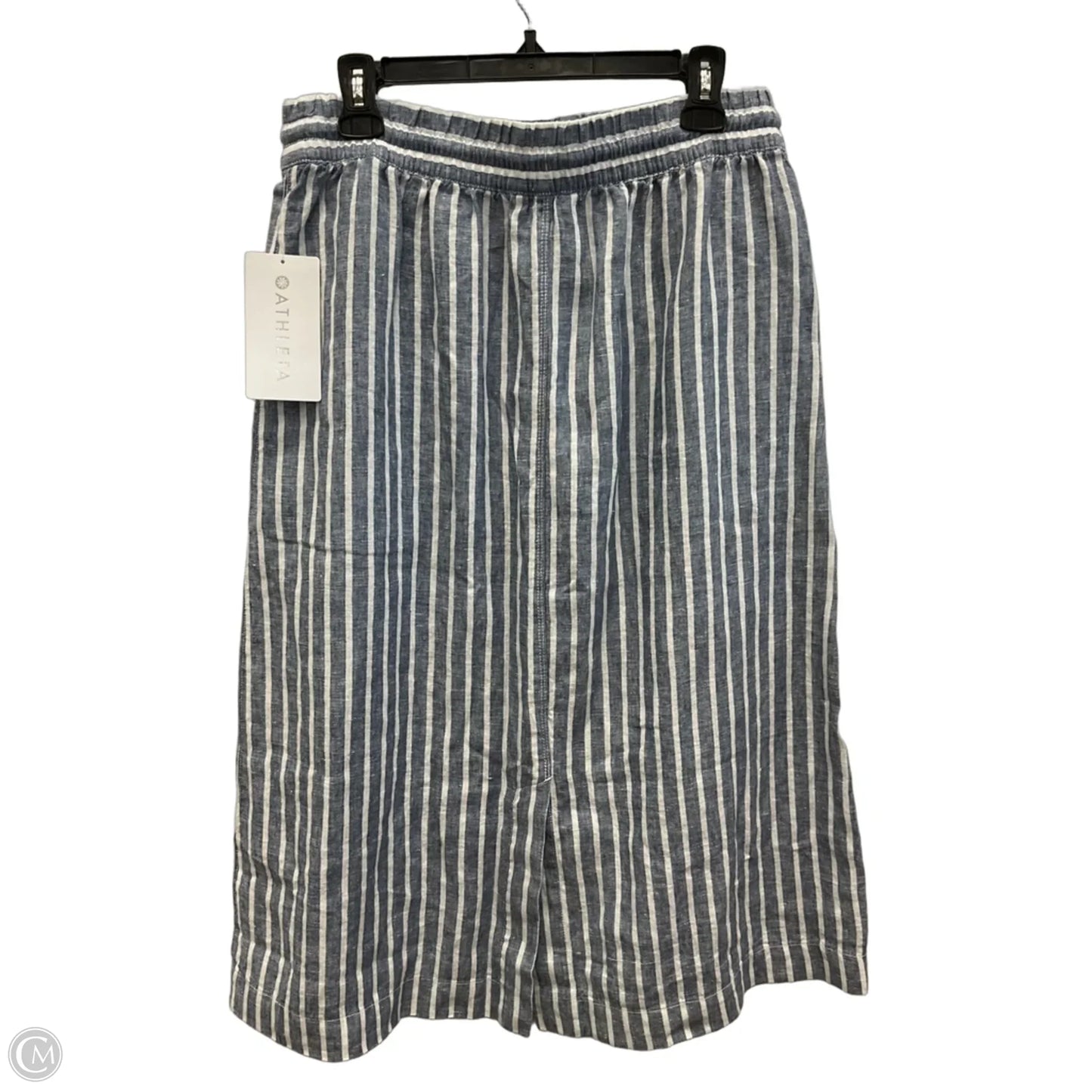 Skirt Midi By Athleta In Striped Pattern, Size: M
