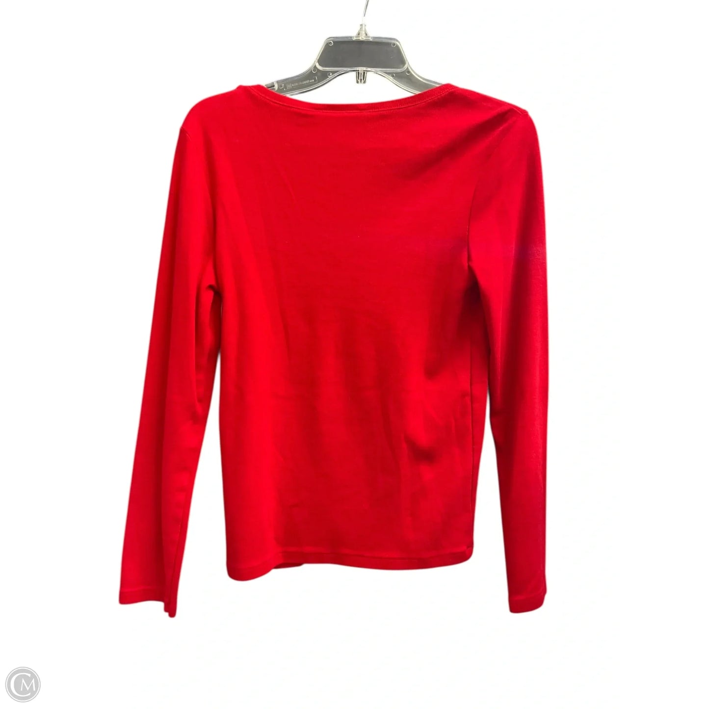Top Long Sleeve By Ralph Lauren In Red, Size: L