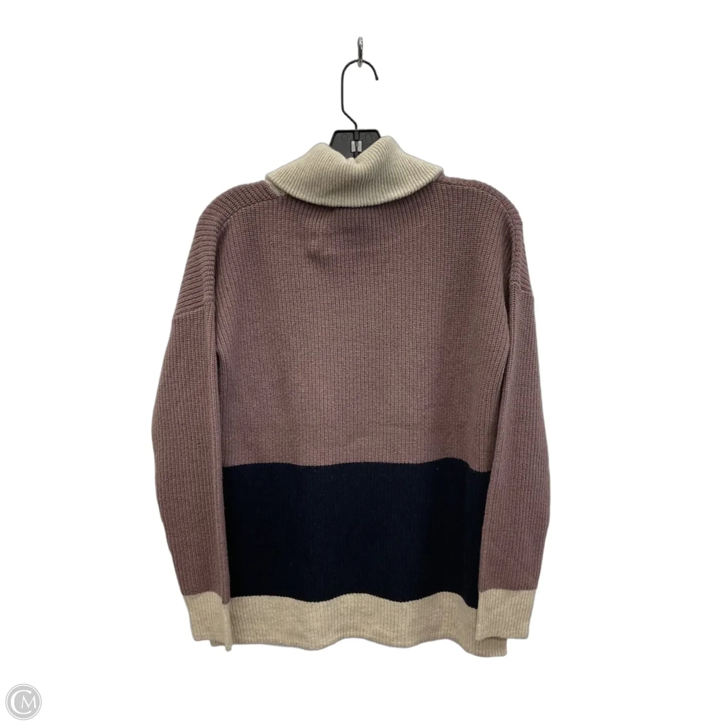 Sweatshirt Collar By Madewell In Cream & Purple, Size: Xxs