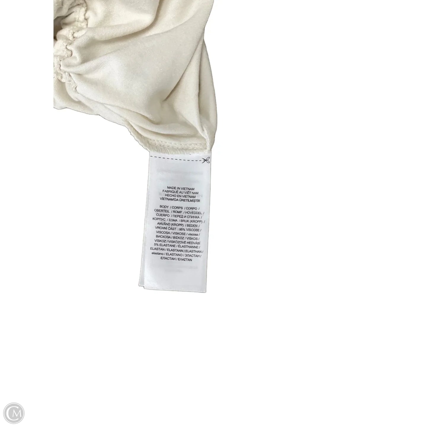 Top Long Sleeve By Lauren By Ralph Lauren In White, Size: 1x