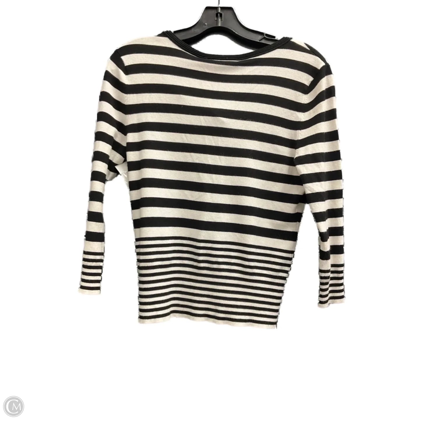 Cardigan By White House Black Market In Black & White, Size: S
