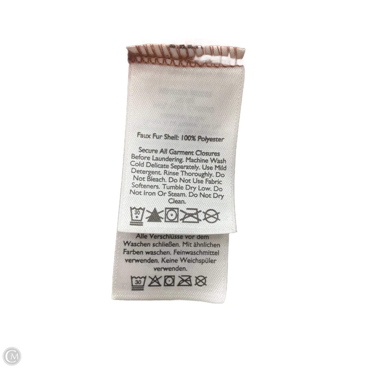 Jacket Fleece By Eddie Bauer In Orange, Size: S