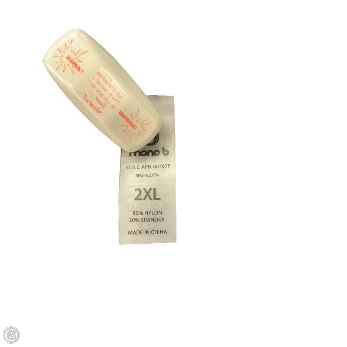 Athletic Leggings By Mono B In Black, Size: 2x