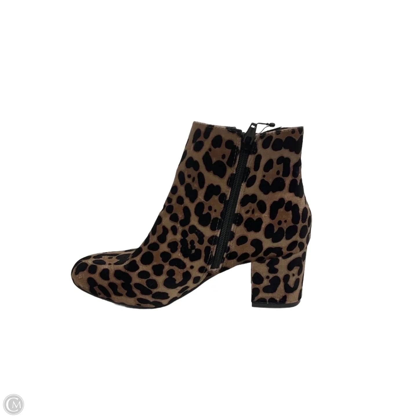Boots Ankle Flats By A New Day In Animal Print, Size: 8
