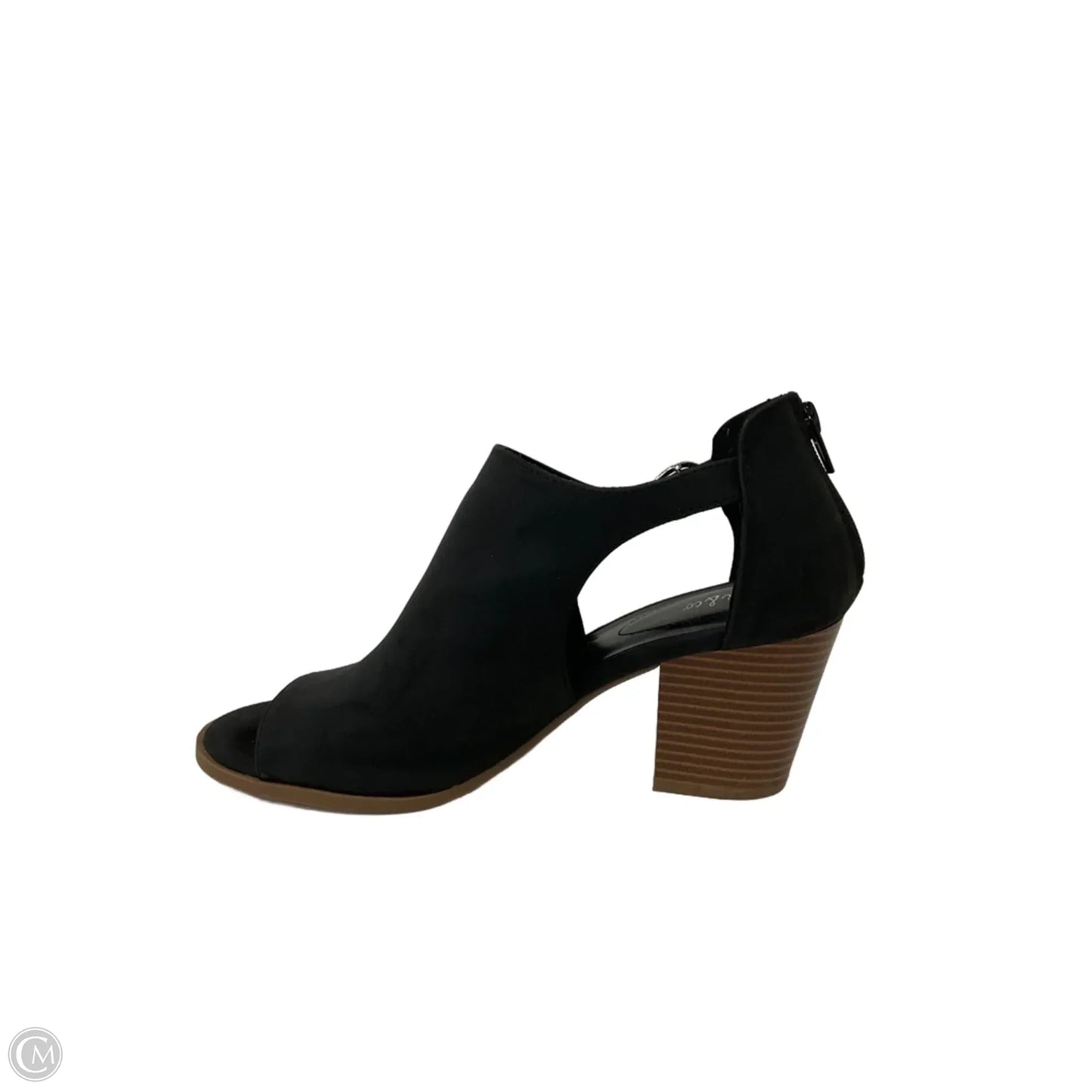 Shoes Heels Block By Style And Company In Black & Brown, Size: 8.5