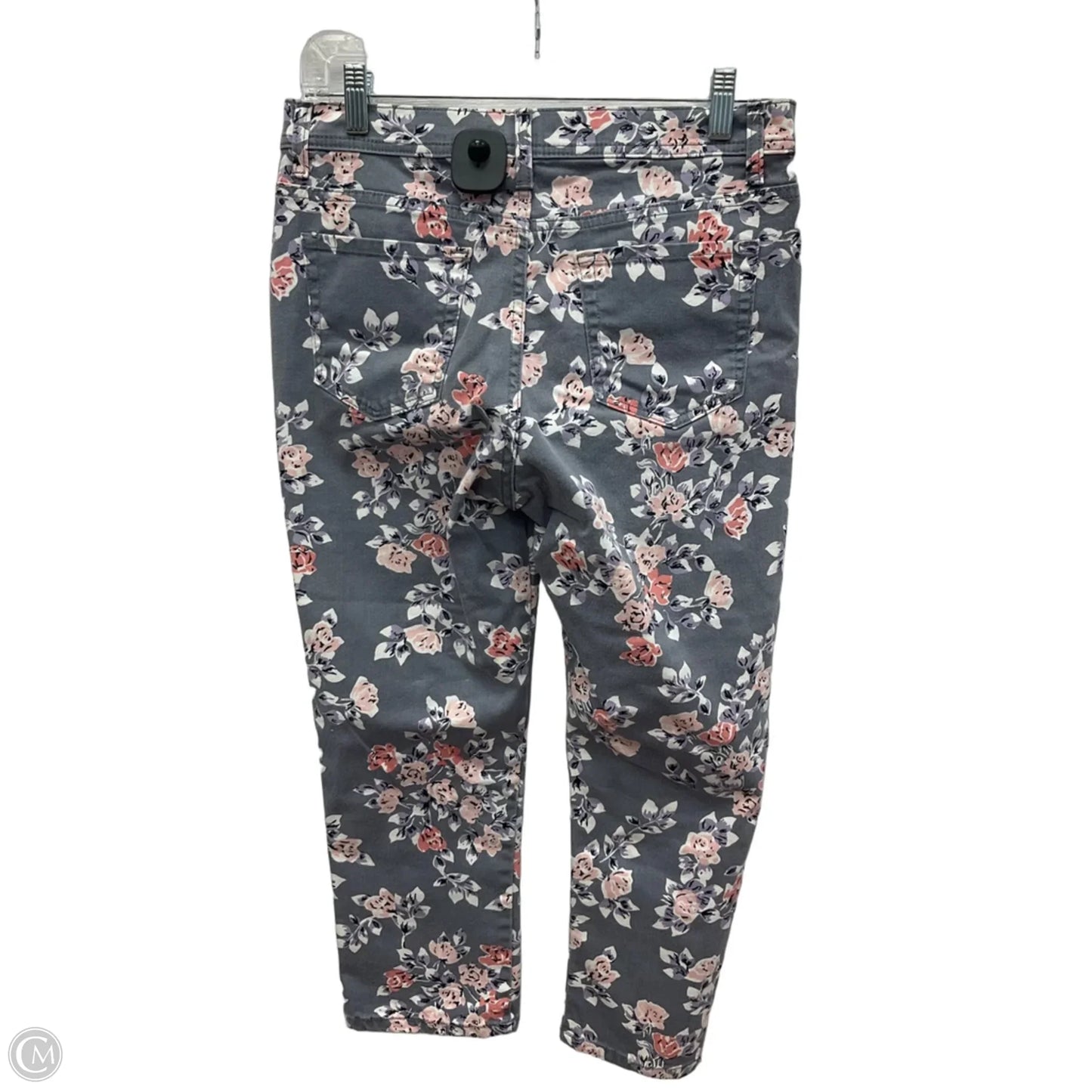 Pants Cropped By Lee In Floral Print, Size: M