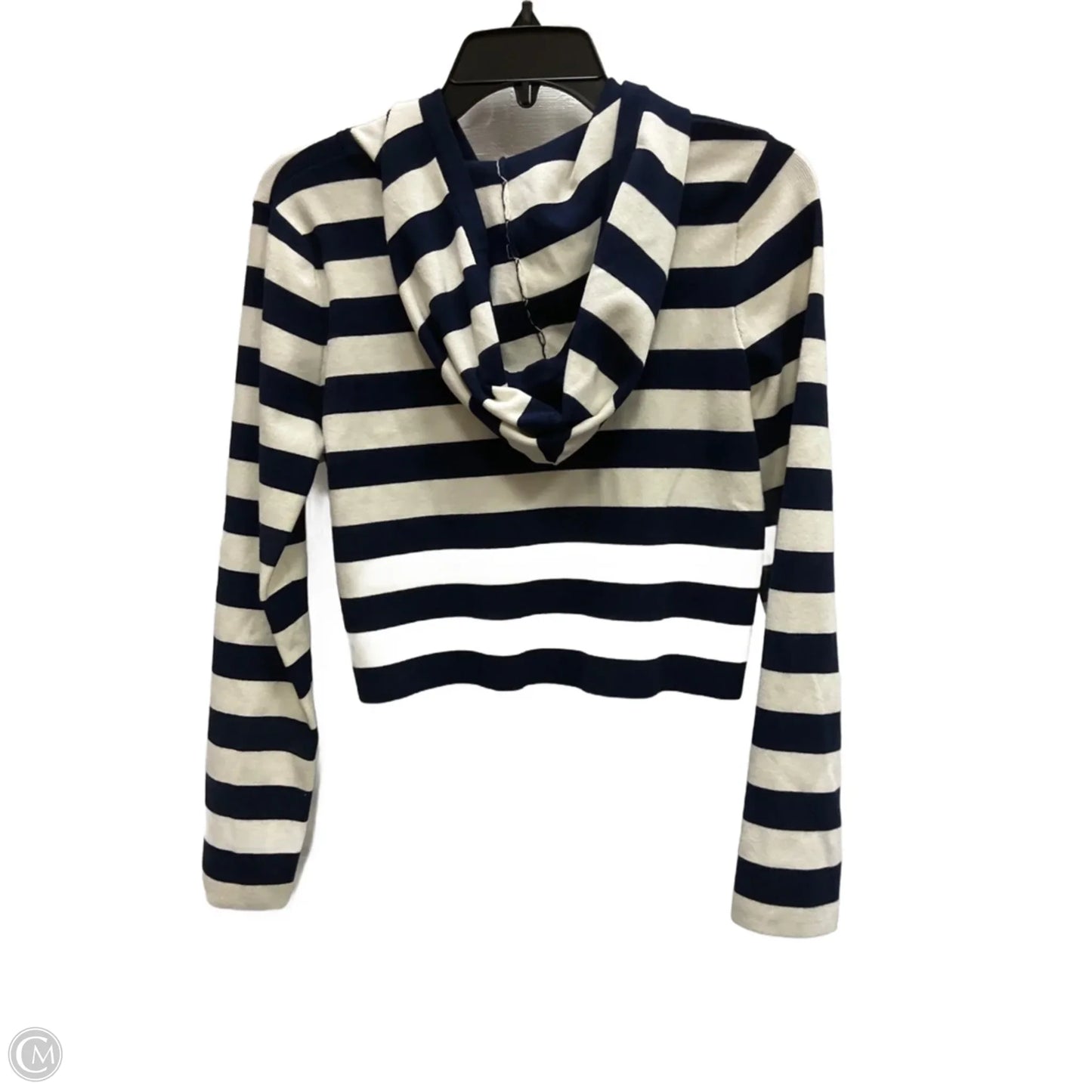 Top Long Sleeve Designer By Milly In Striped Pattern, Size: S