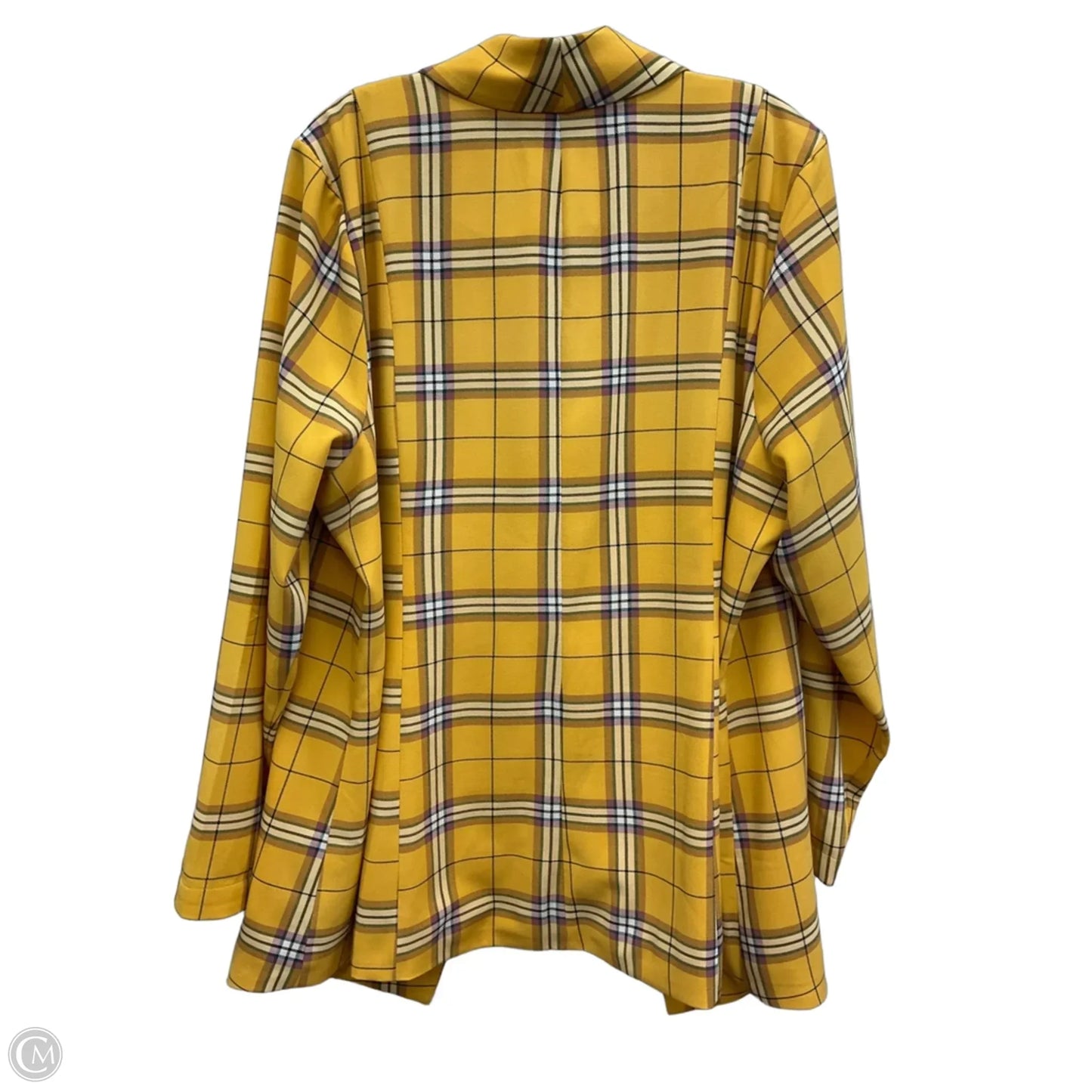 Blazer By Torrid In Plaid Pattern, Size: 2x