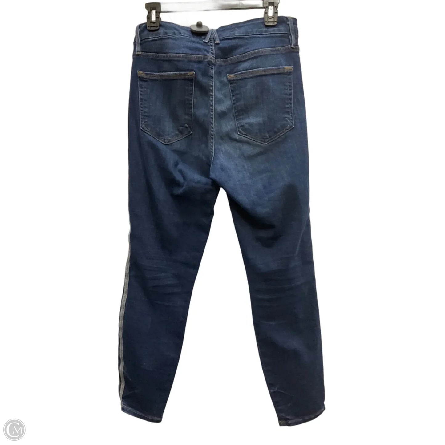 Jeans Skinny By Good American In Blue Denim, Size: 10