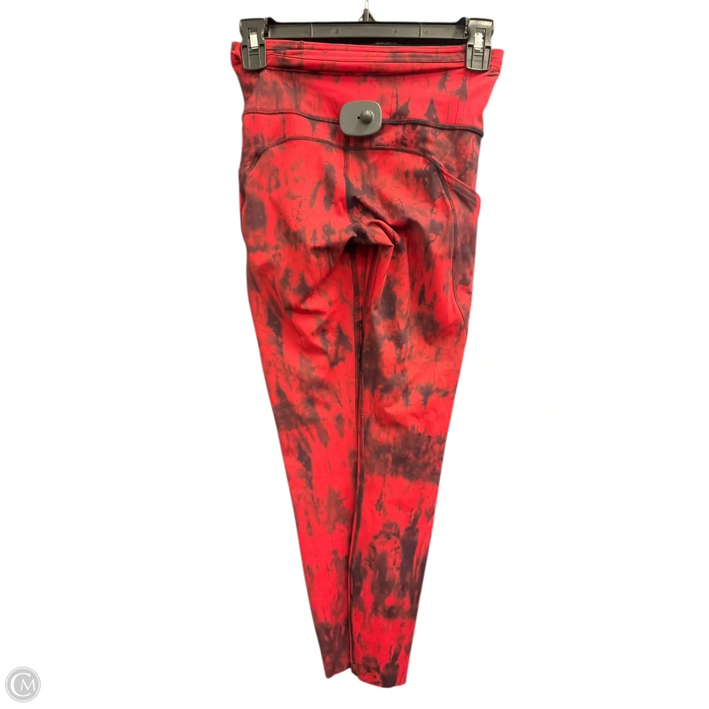 Athletic Leggings By Lululemon In Red, Size: 4