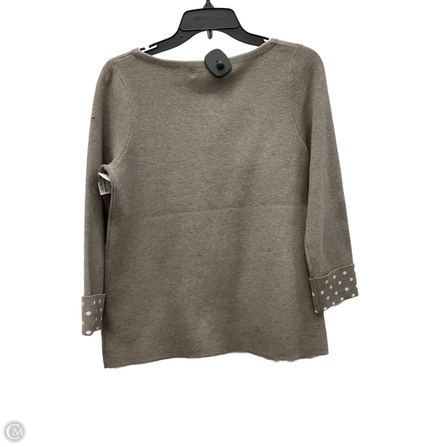 Top Long Sleeve By Cynthia Rowley In Taupe, Size: S