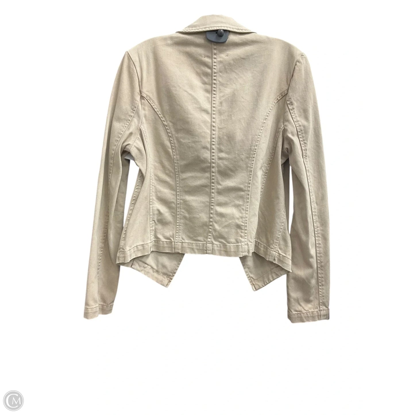 Jacket Denim By L Agence In Cream, Size: L