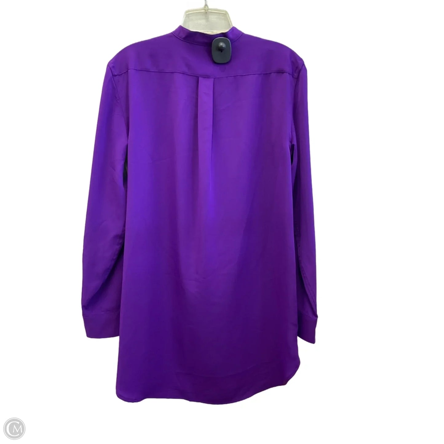 Blouse Long Sleeve By Lauren By Ralph Lauren In Purple, Size: M