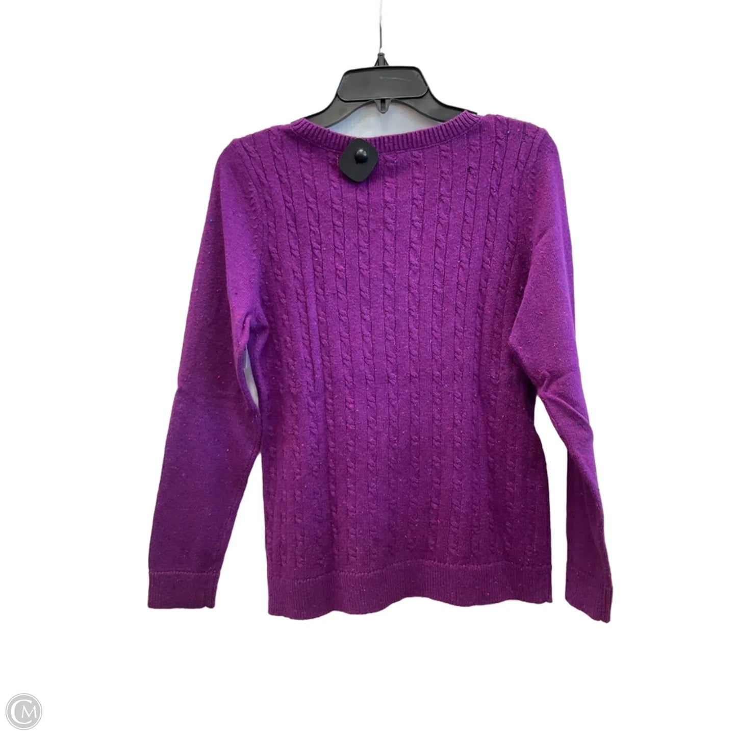 Sweater By Talbots In Purple, Size: M