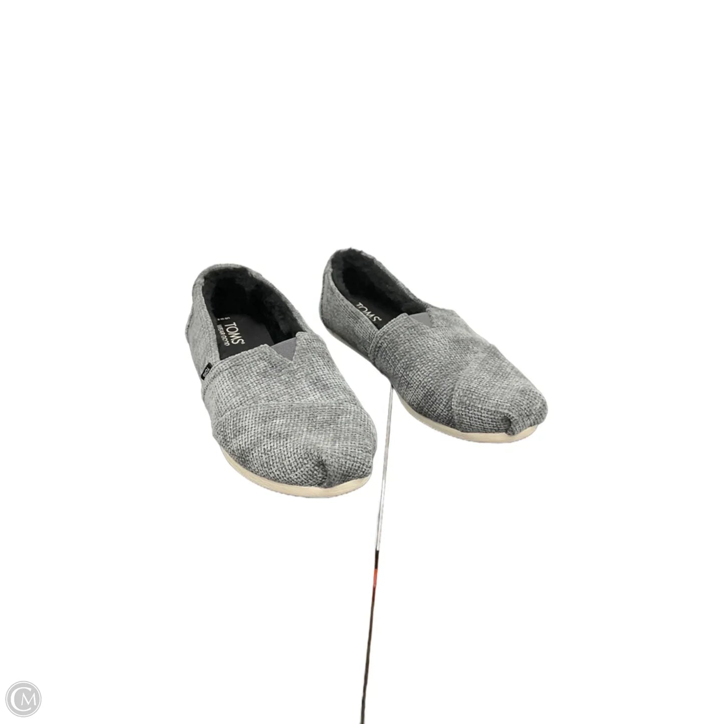 Shoes Flats By Toms In Grey, Size: 8