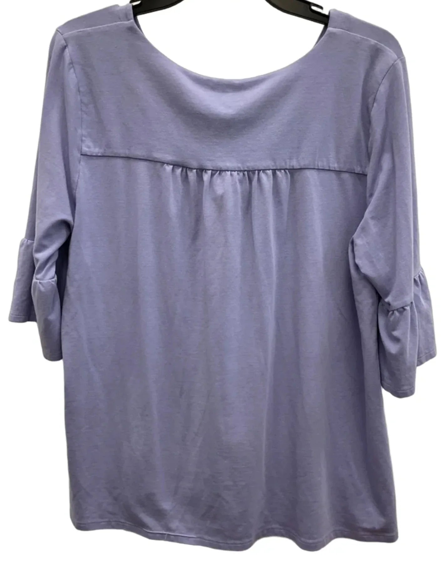 Top 3/4 Sleeve By J. Jill In Purple, Size: L