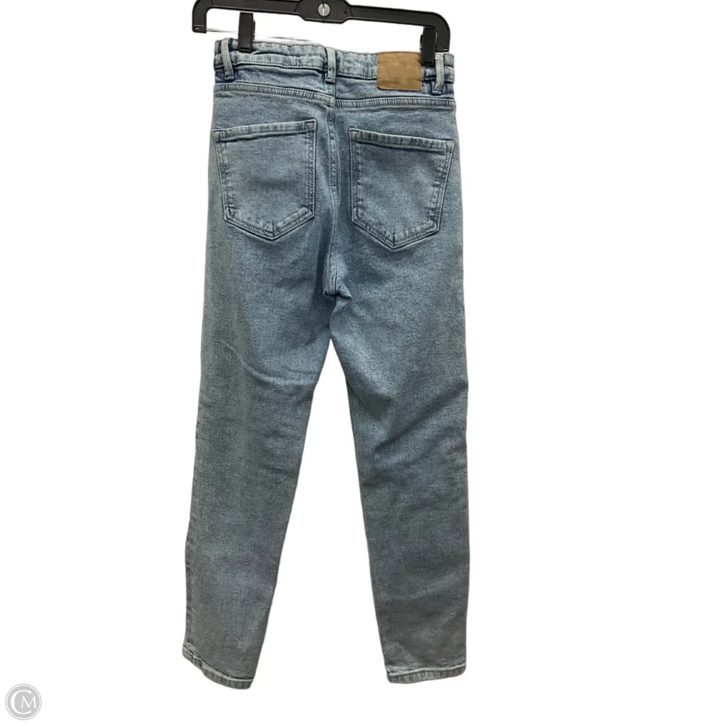 Jeans Straight By Stradivarius In Blue, Size: 4