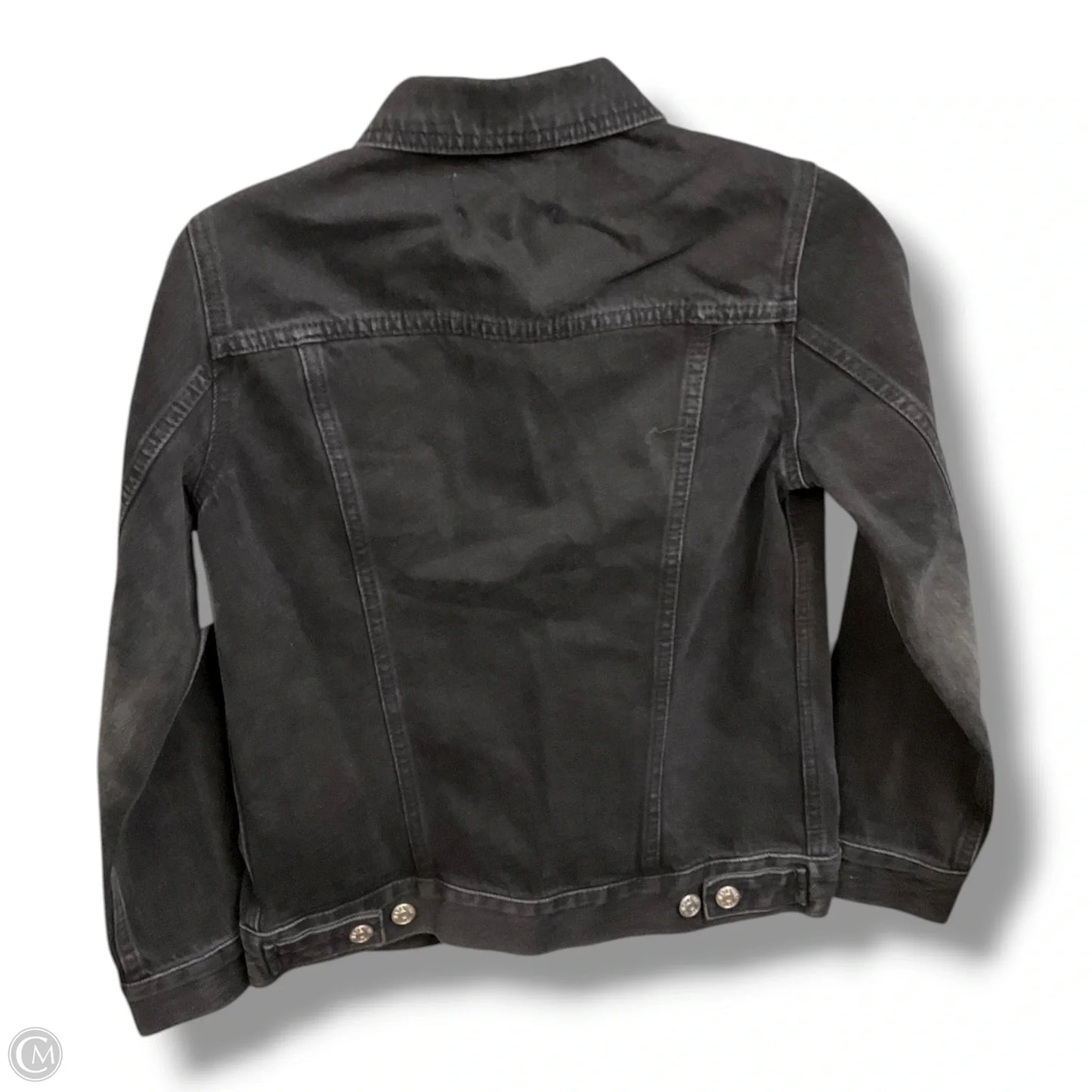 Jacket Denim By Madewell In Black, Size: Xxs