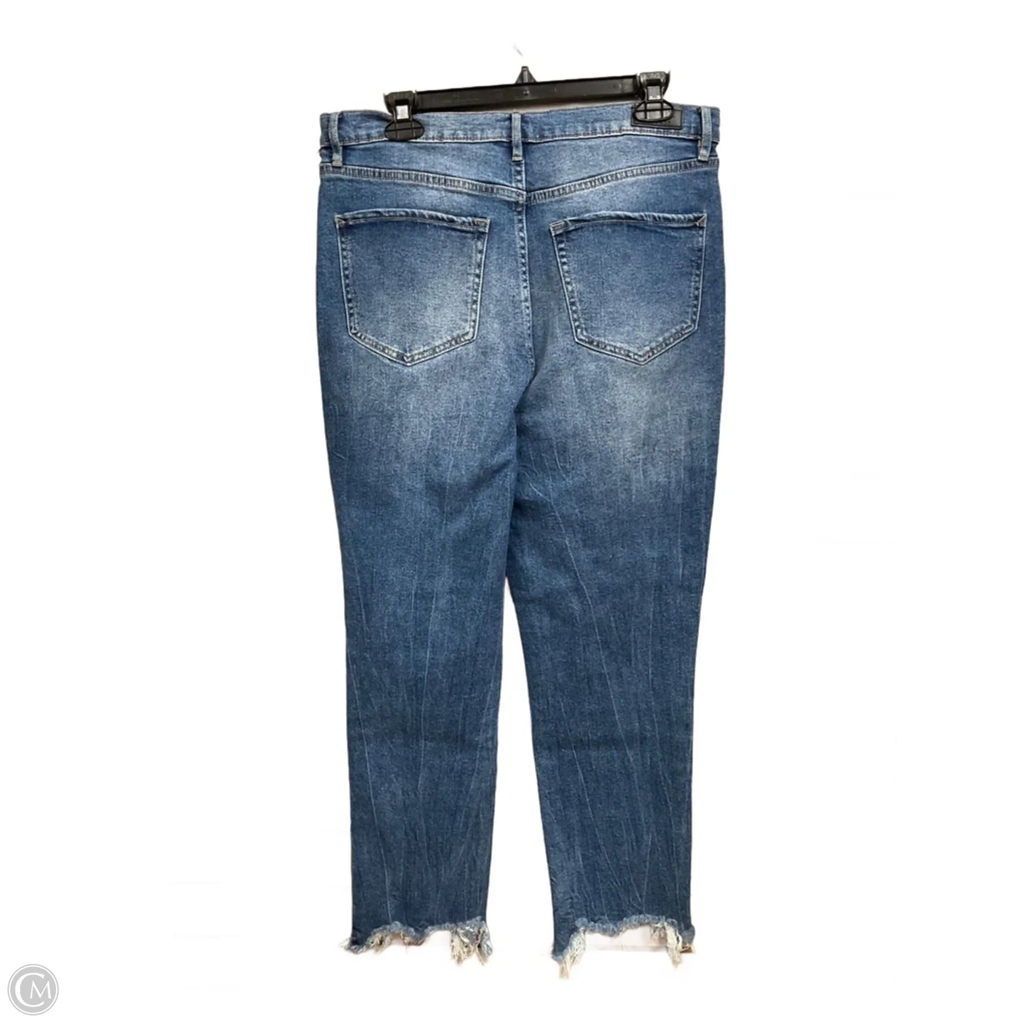 Jeans Straight By Nicole By Nicole Miller In Blue Denim, Size: 10