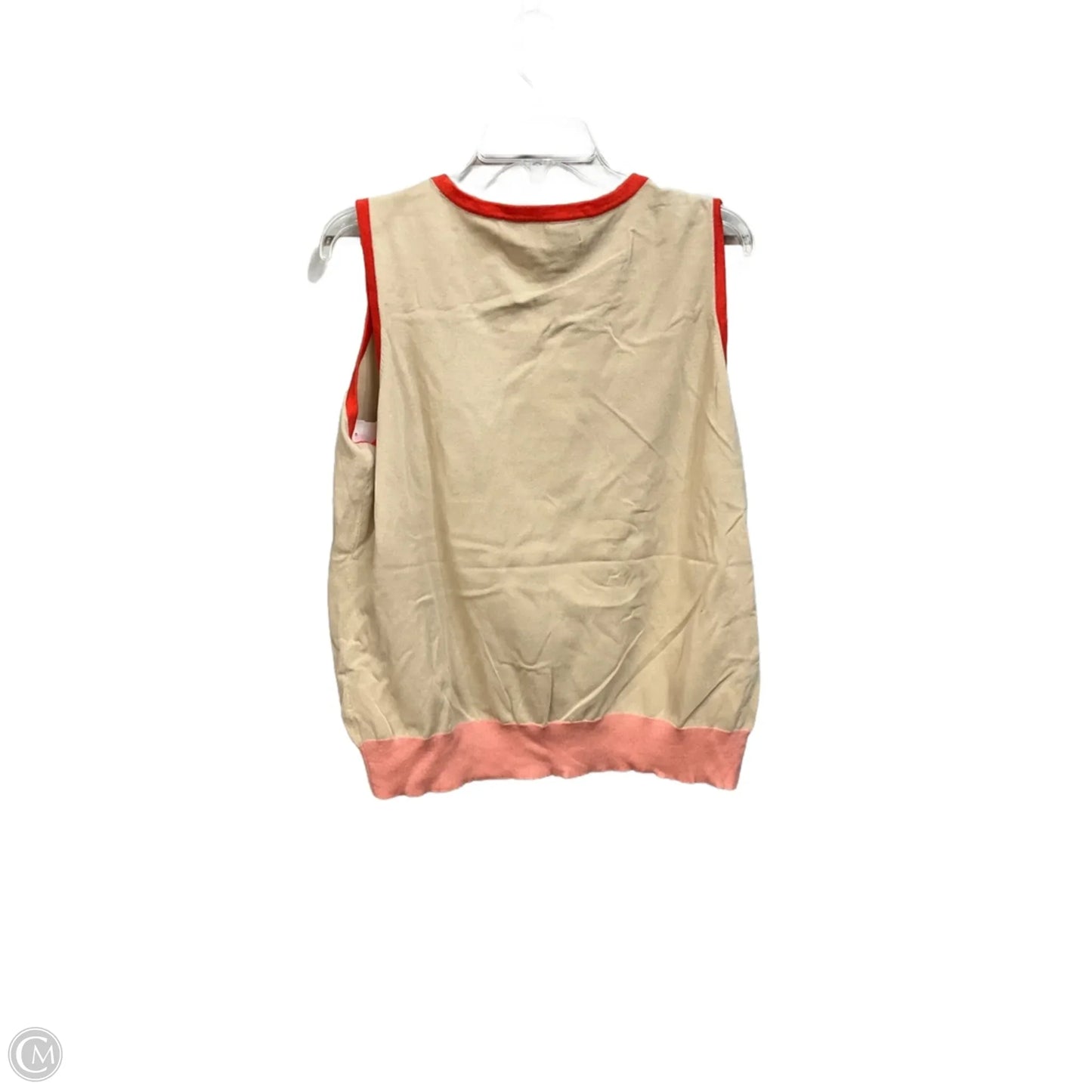 Top Sleeveless By Jones New York In Tan, Size: 2x