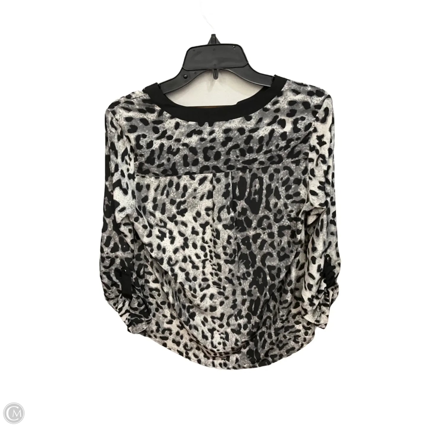 Blouse Long Sleeve By Notations In Animal Print, Size: S