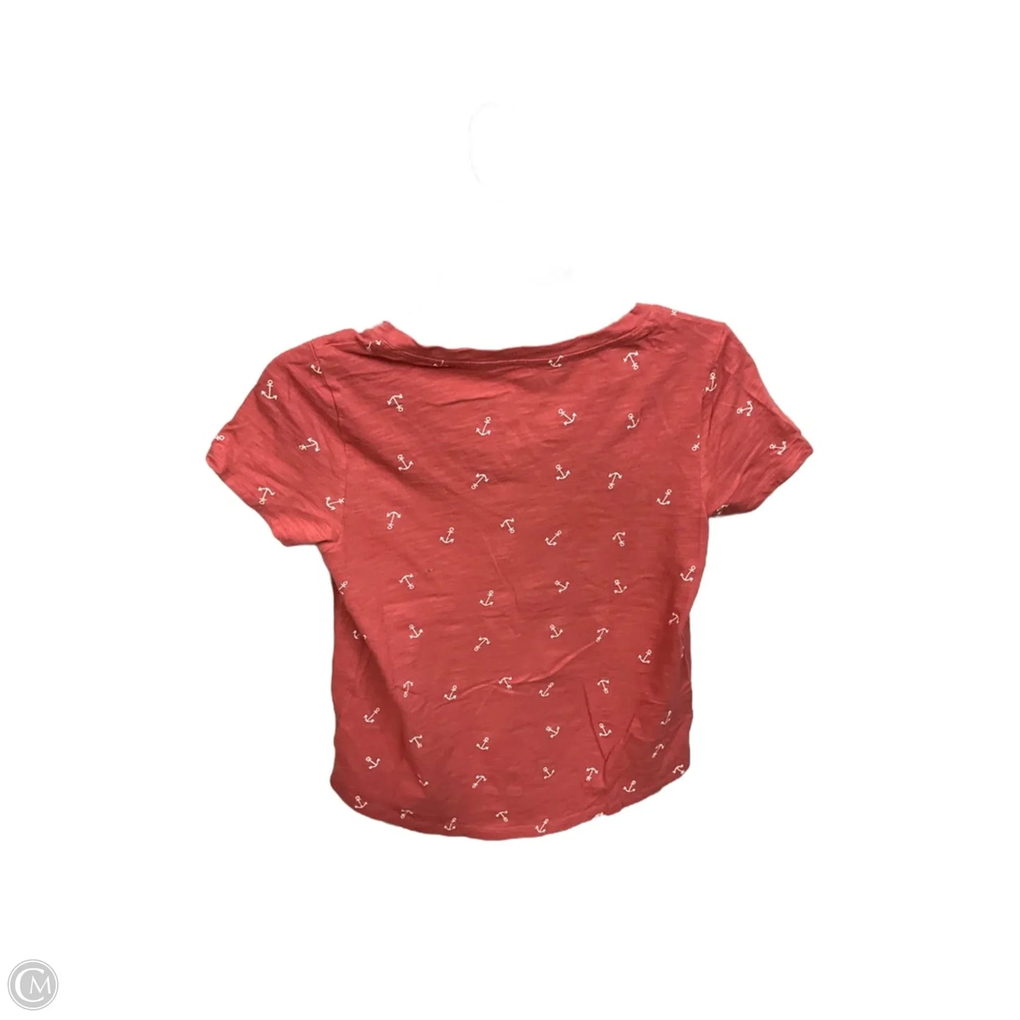 Top Short Sleeve By Old Navy In Nautical Print, Size: Xs