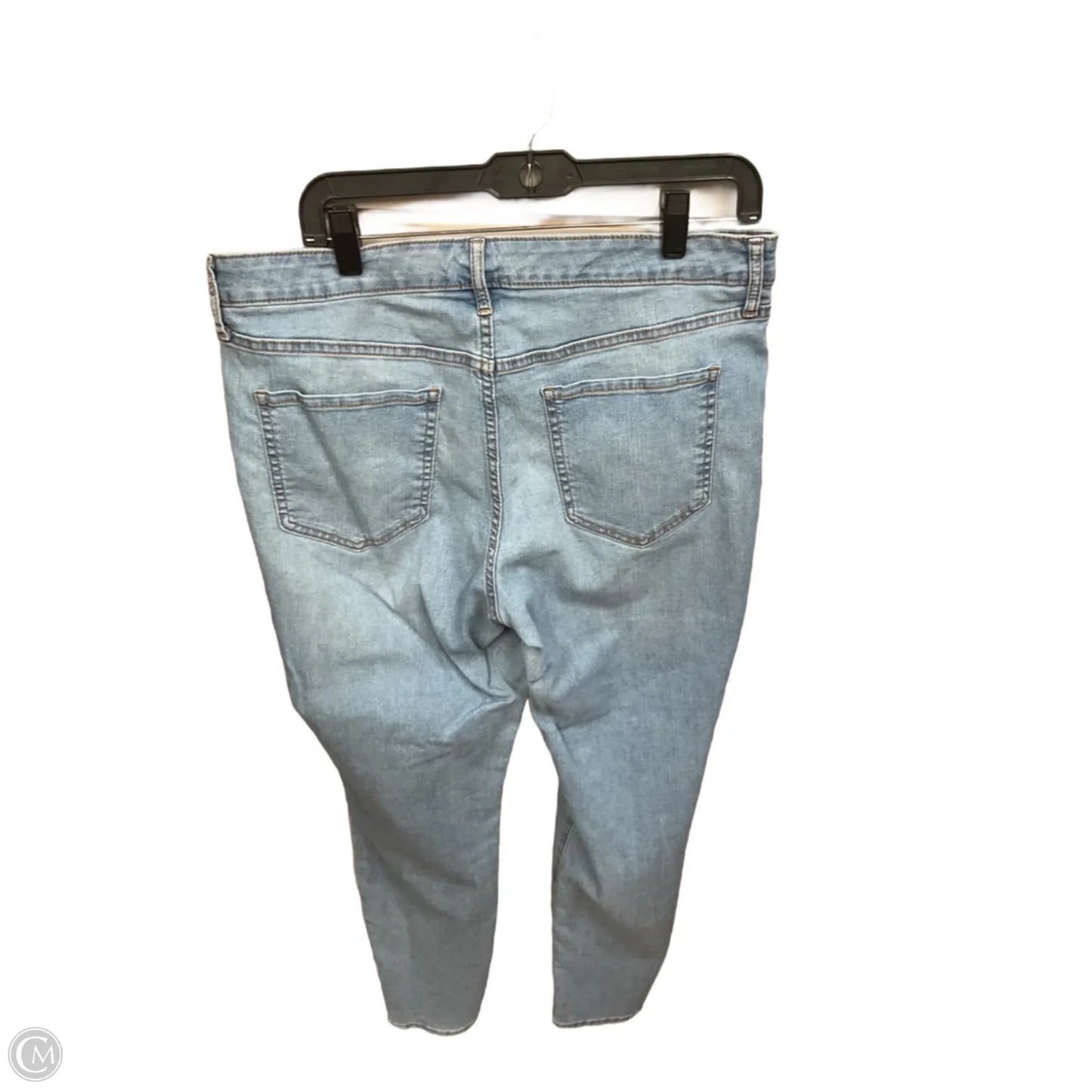 Jeans Skinny By Old Navy In Blue Denim, Size: 14