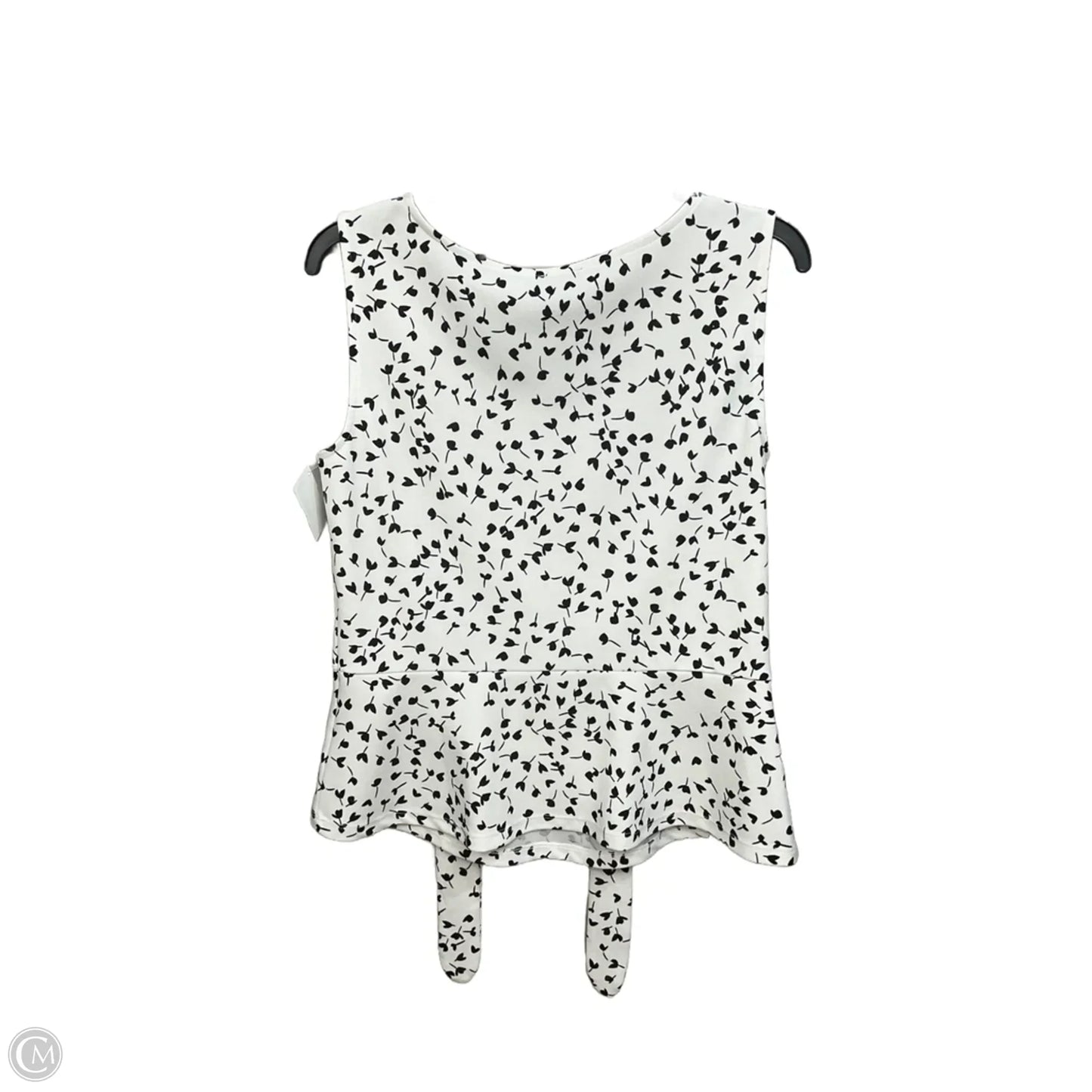 Top Sleeveless By Talbots In Floral Print, Size: M