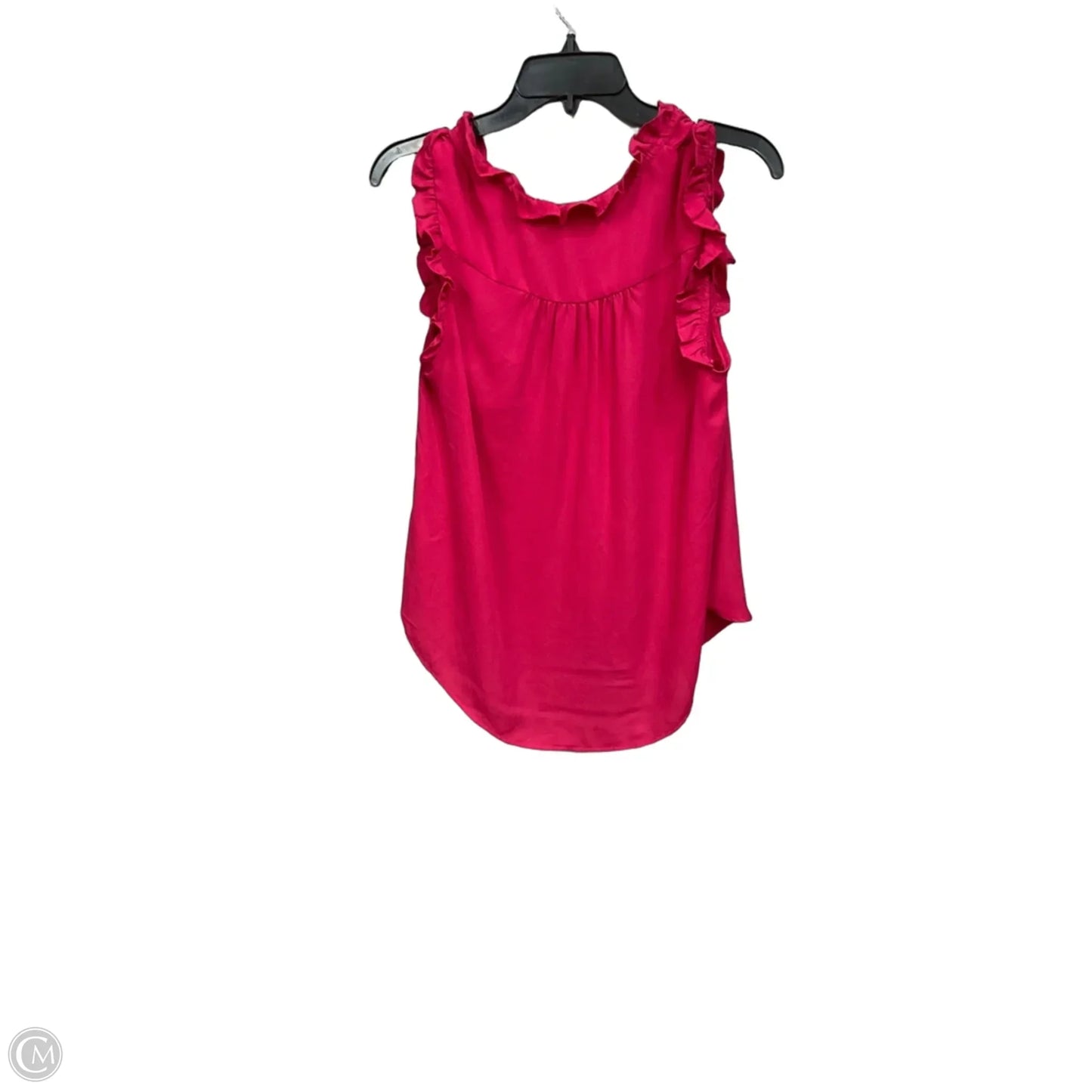 Blouse Sleeveless By Tahari In Pink, Size: M