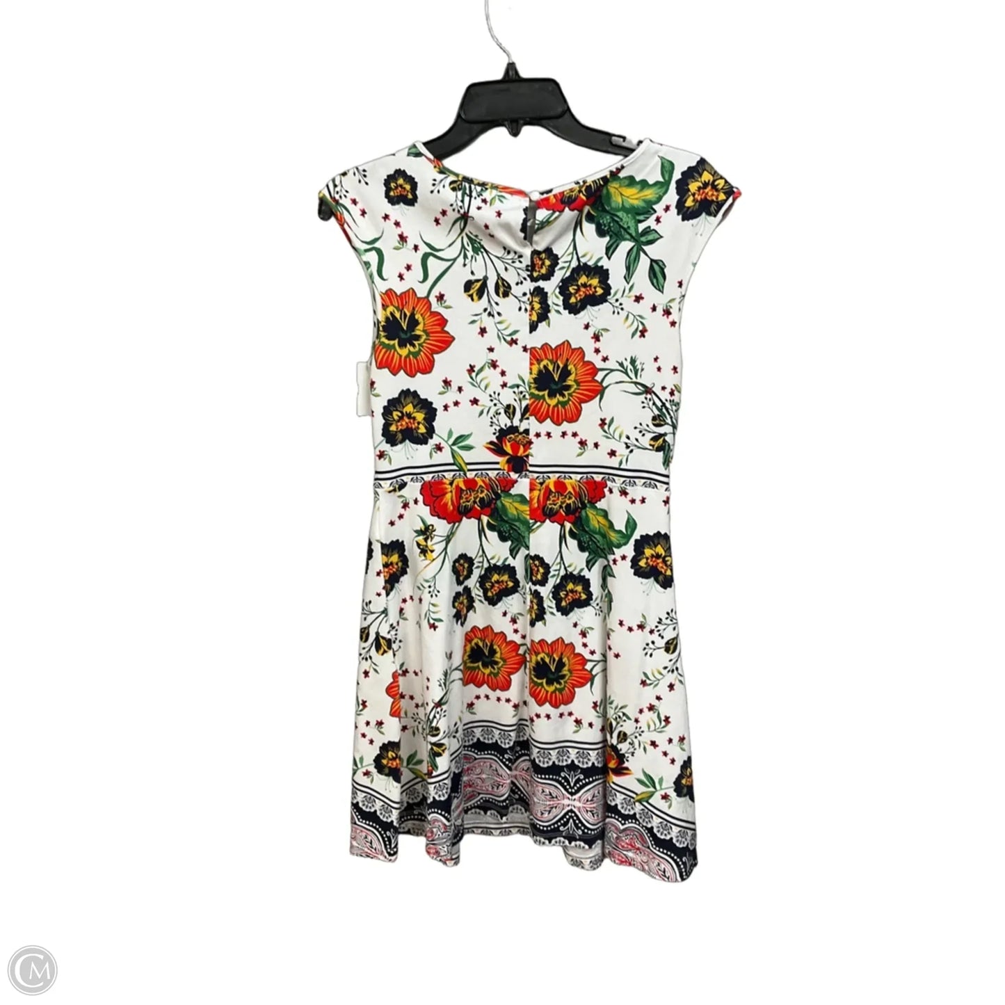 Dress Casual Short By New York And Co In Floral Print, Size: M