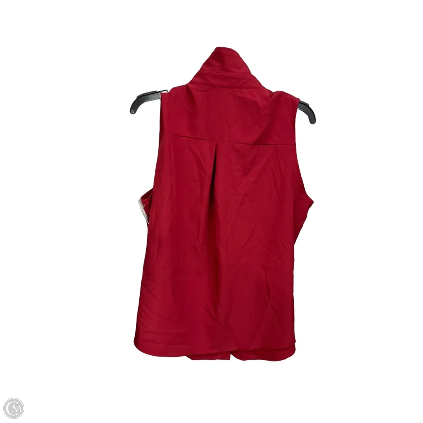 Blouse Sleeveless By Zeagoo In Maroon, Size: Xl