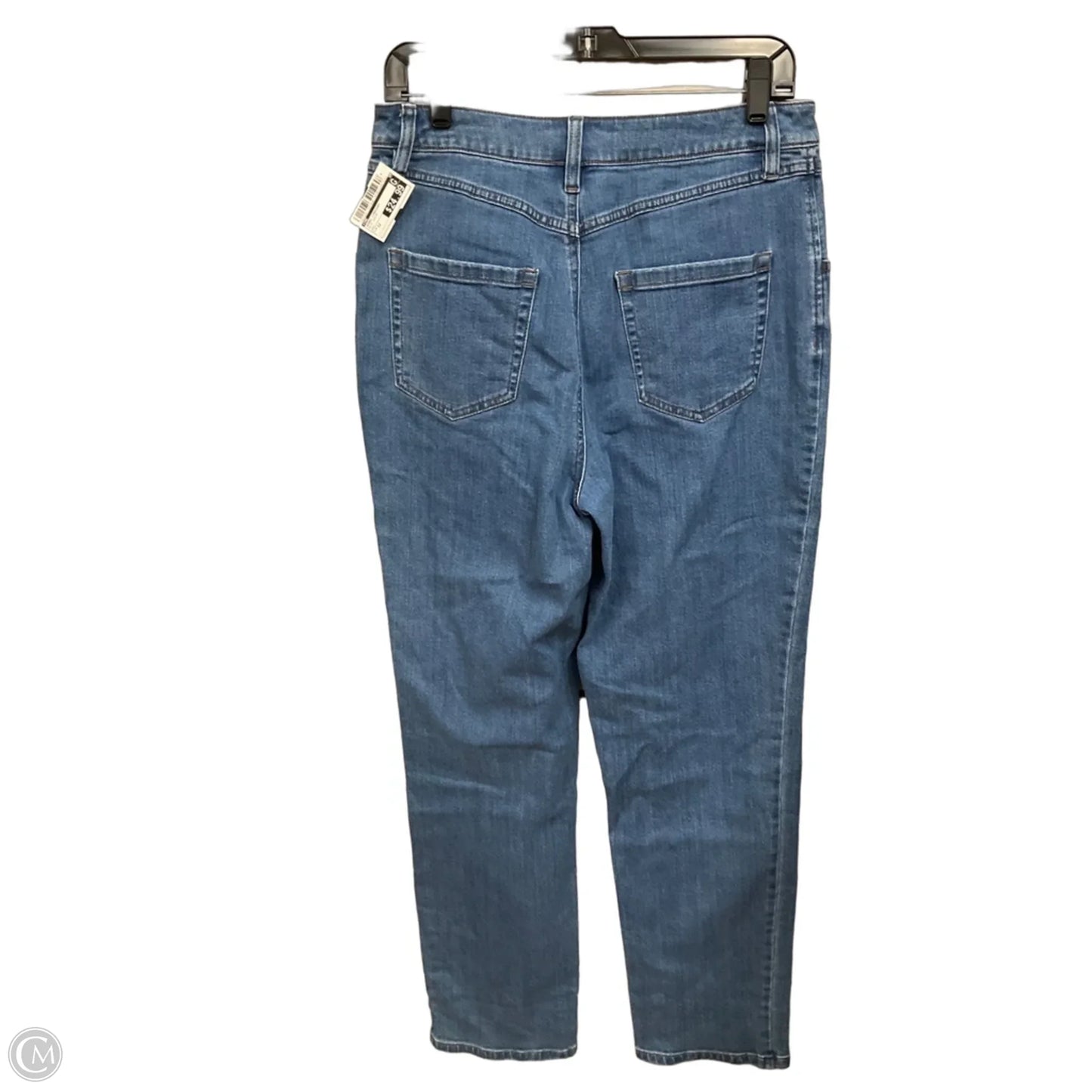 Jeans Straight By Inc In Blue Denim, Size: 12