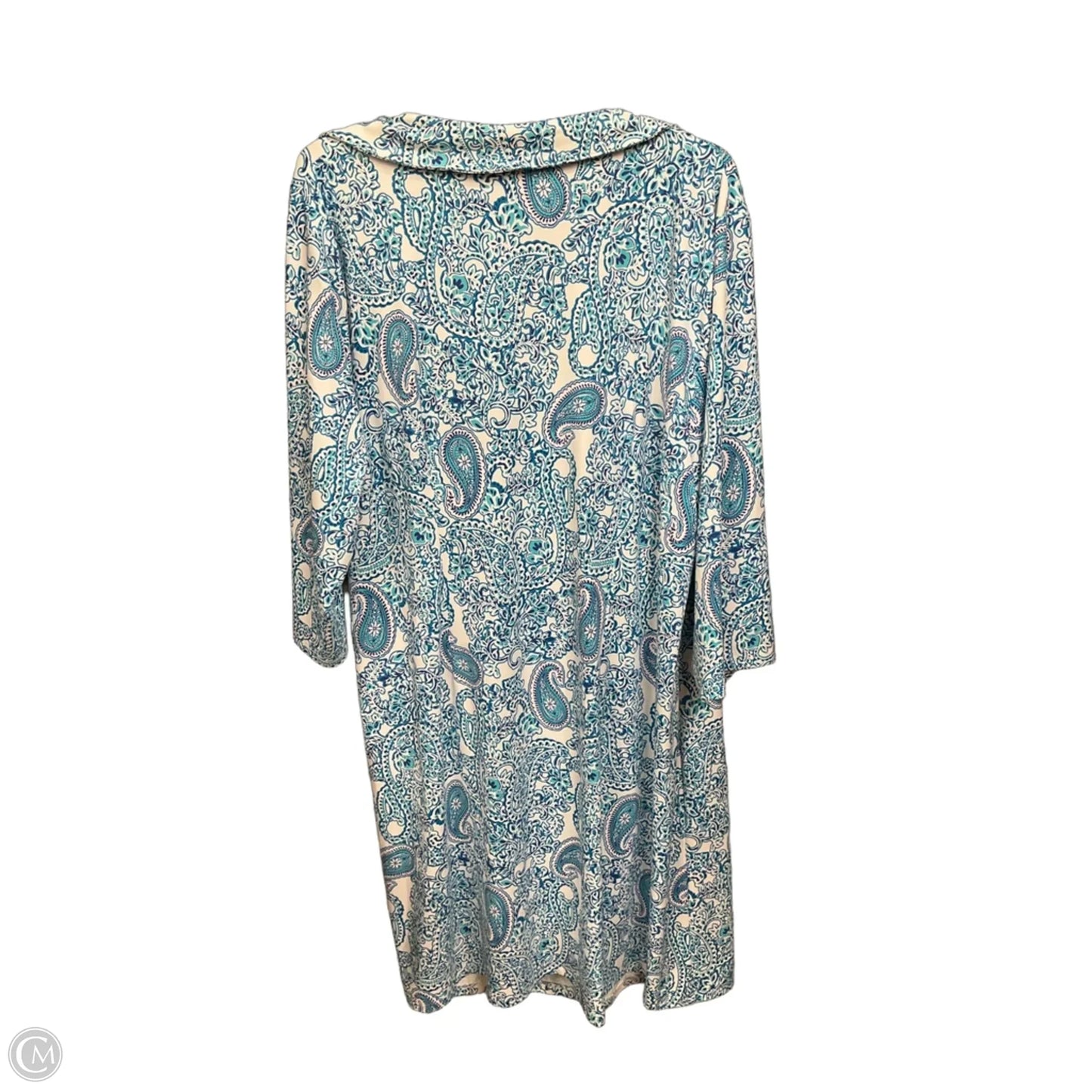 Dress Casual Midi By Talbots In Paisley Print, Size: 3x