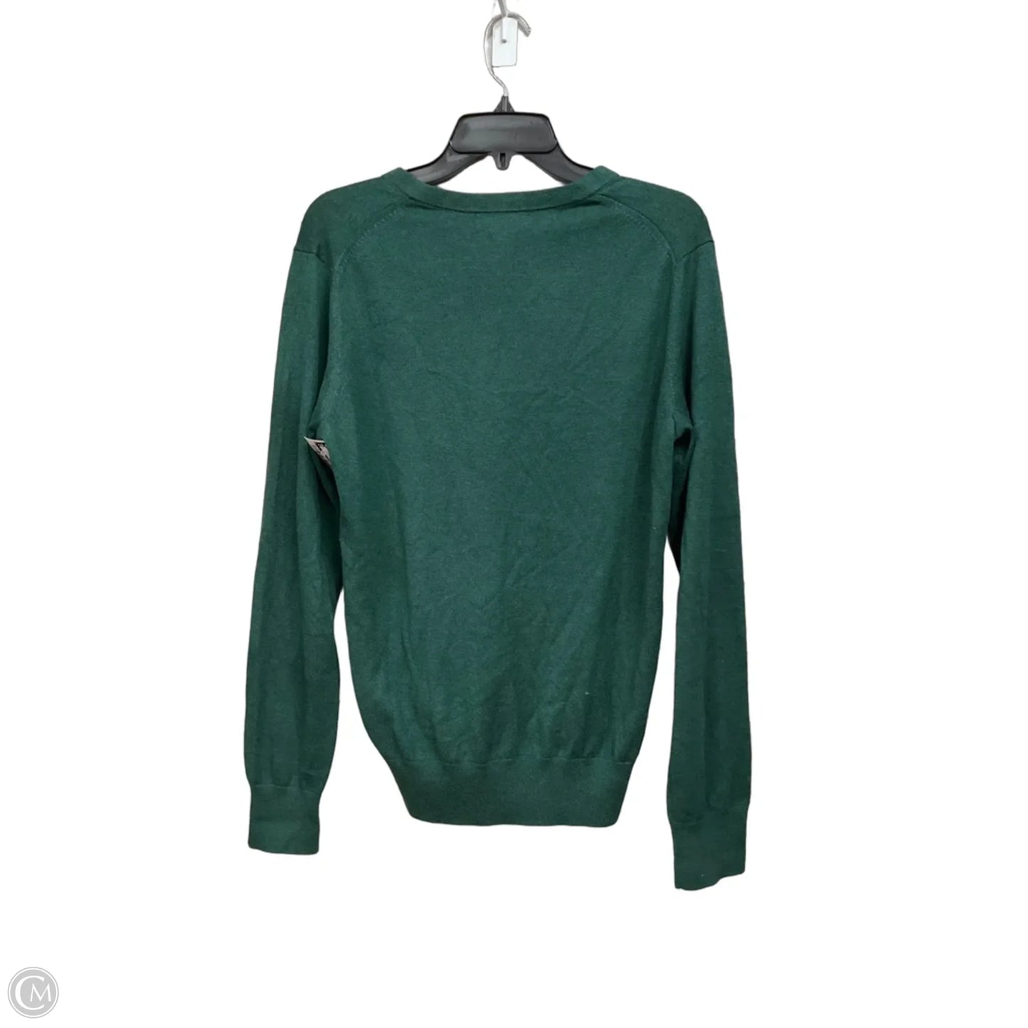 Top Long Sleeve By Banana Republic In Green, Size: M
