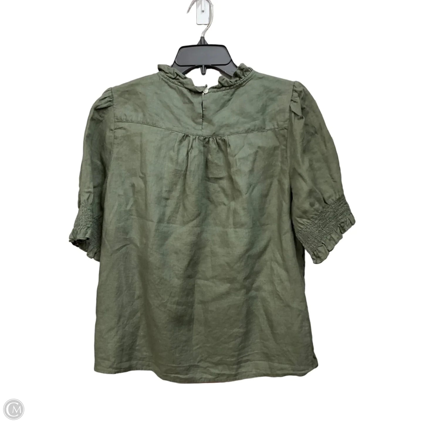 Top Short Sleeve By J. Crew In Green, Size: M