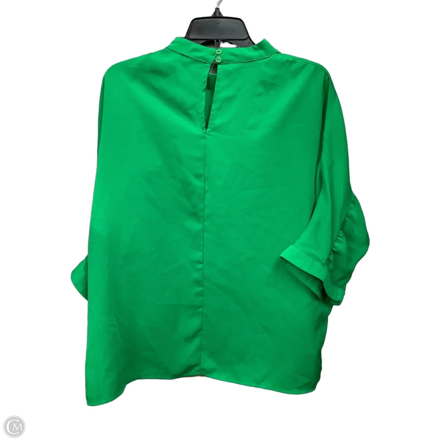 Top Short Sleeve By Tcec In Green, Size: L
