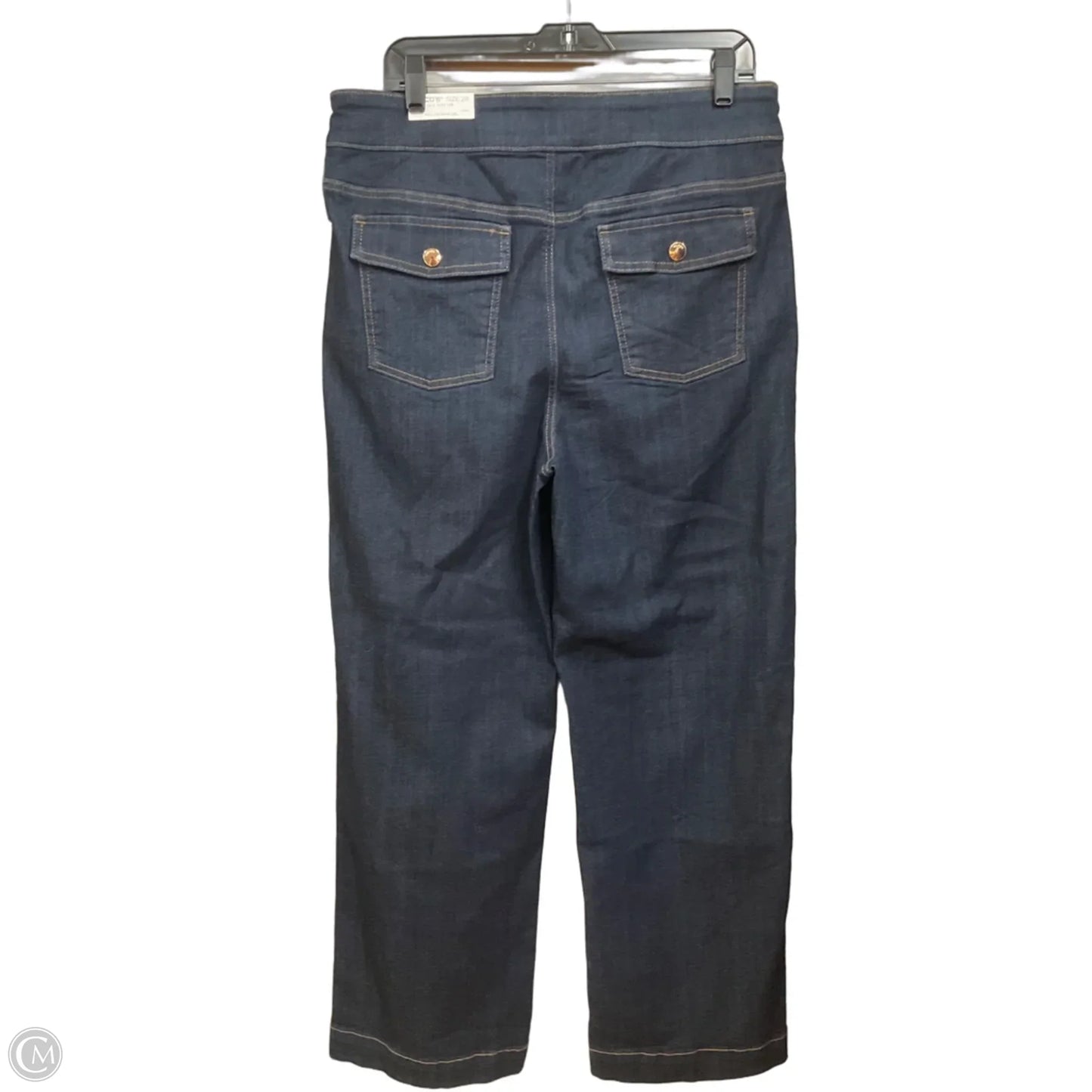 Jeans Wide Leg By Chicos In Blue Denim, Size: 12