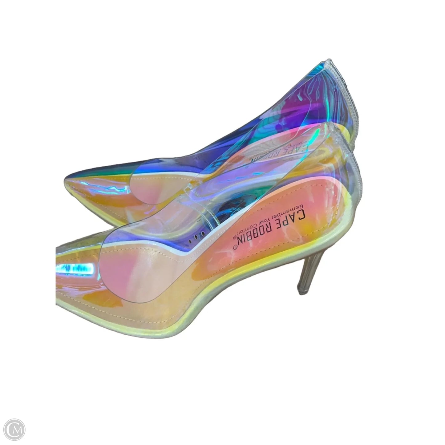 Shoes Heels Platform By Cape Robbin In Clear, Size: 10