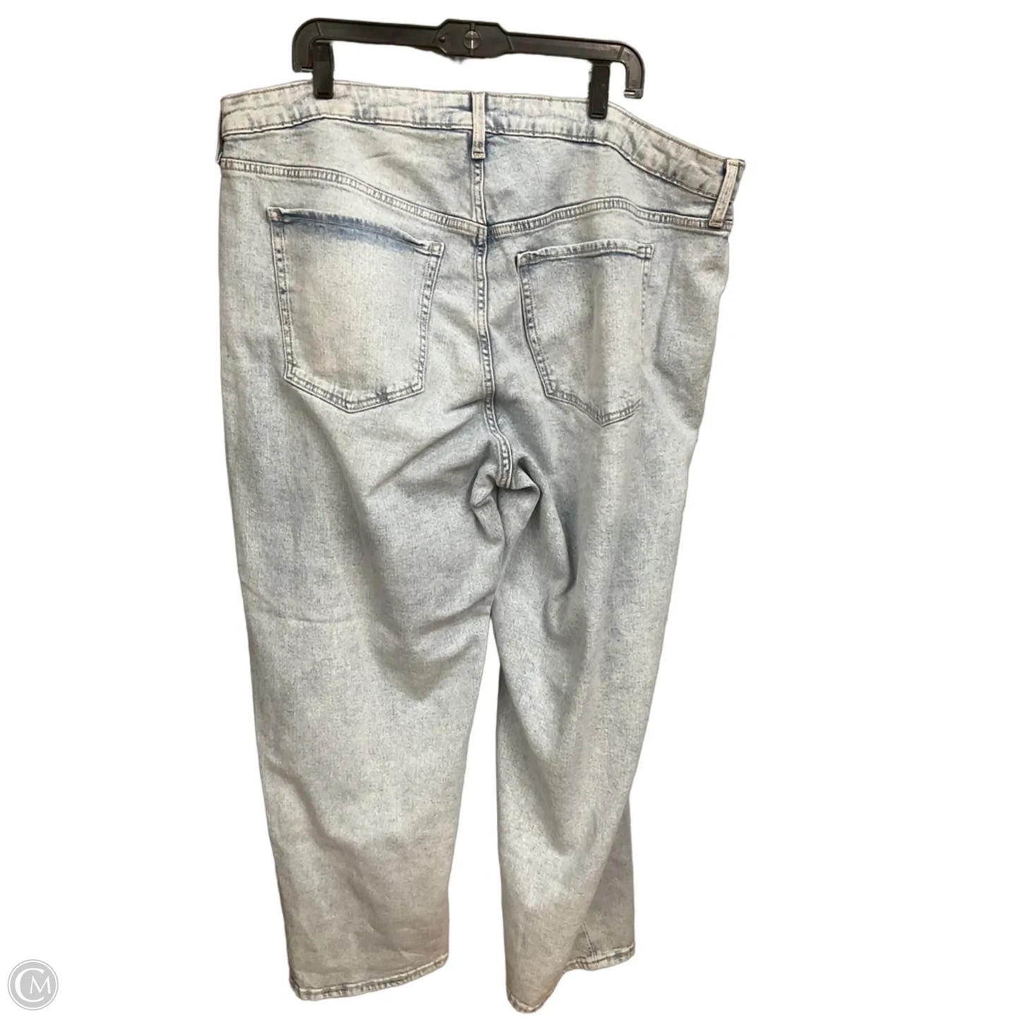 Jeans Straight By Old Navy In Blue Denim, Size: 22