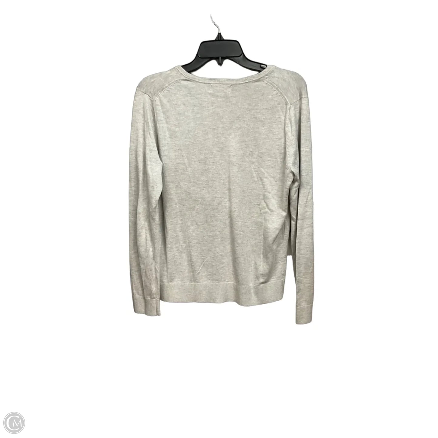 Top Long Sleeve By Banana Republic In Grey, Size: M