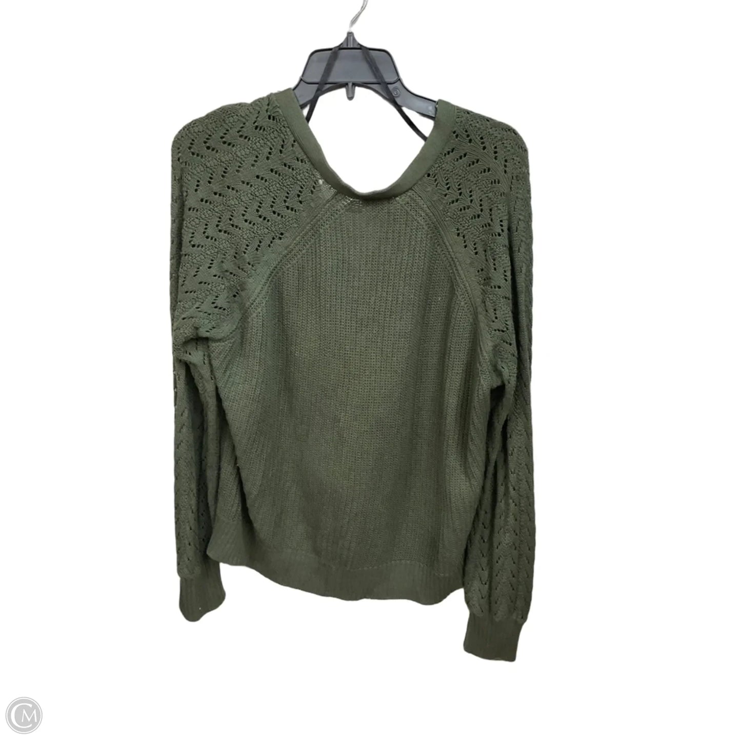 Sweater Cardigan By Torrid In Green, Size: 1x